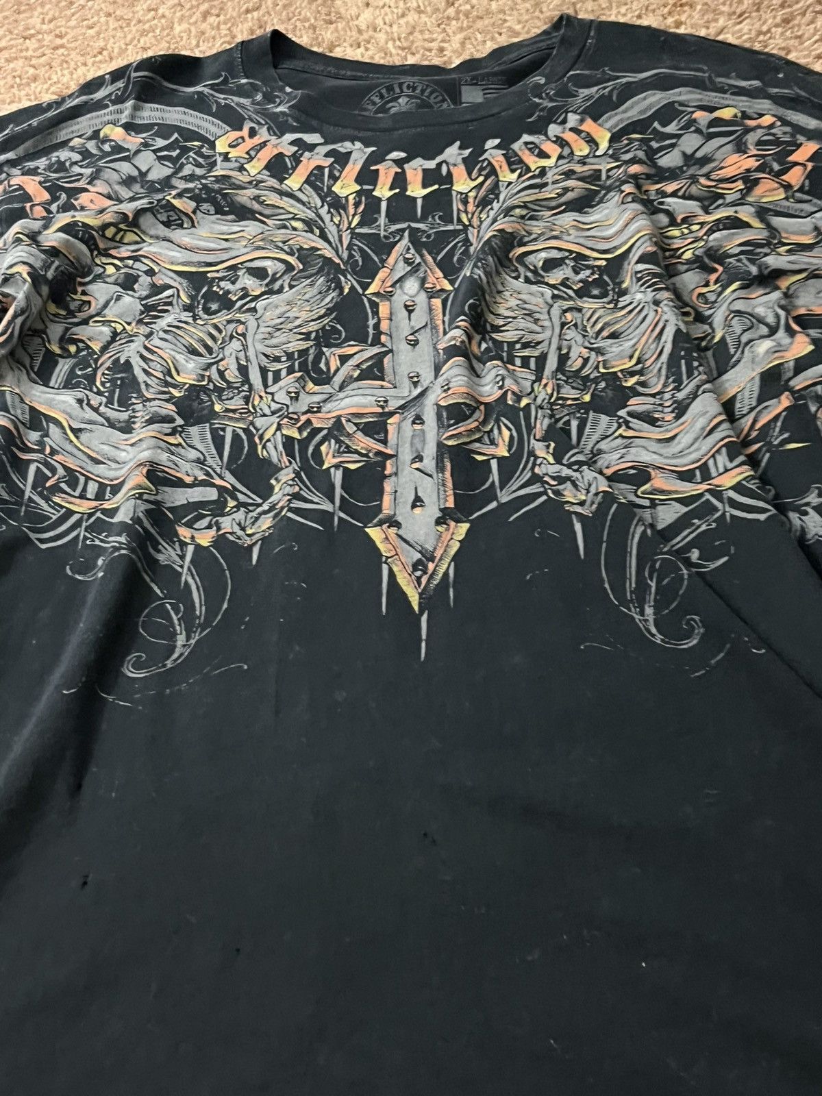 Affliction affliction rare shirt Size US XXL / EU 58 / 5 - 2 Thumbnail