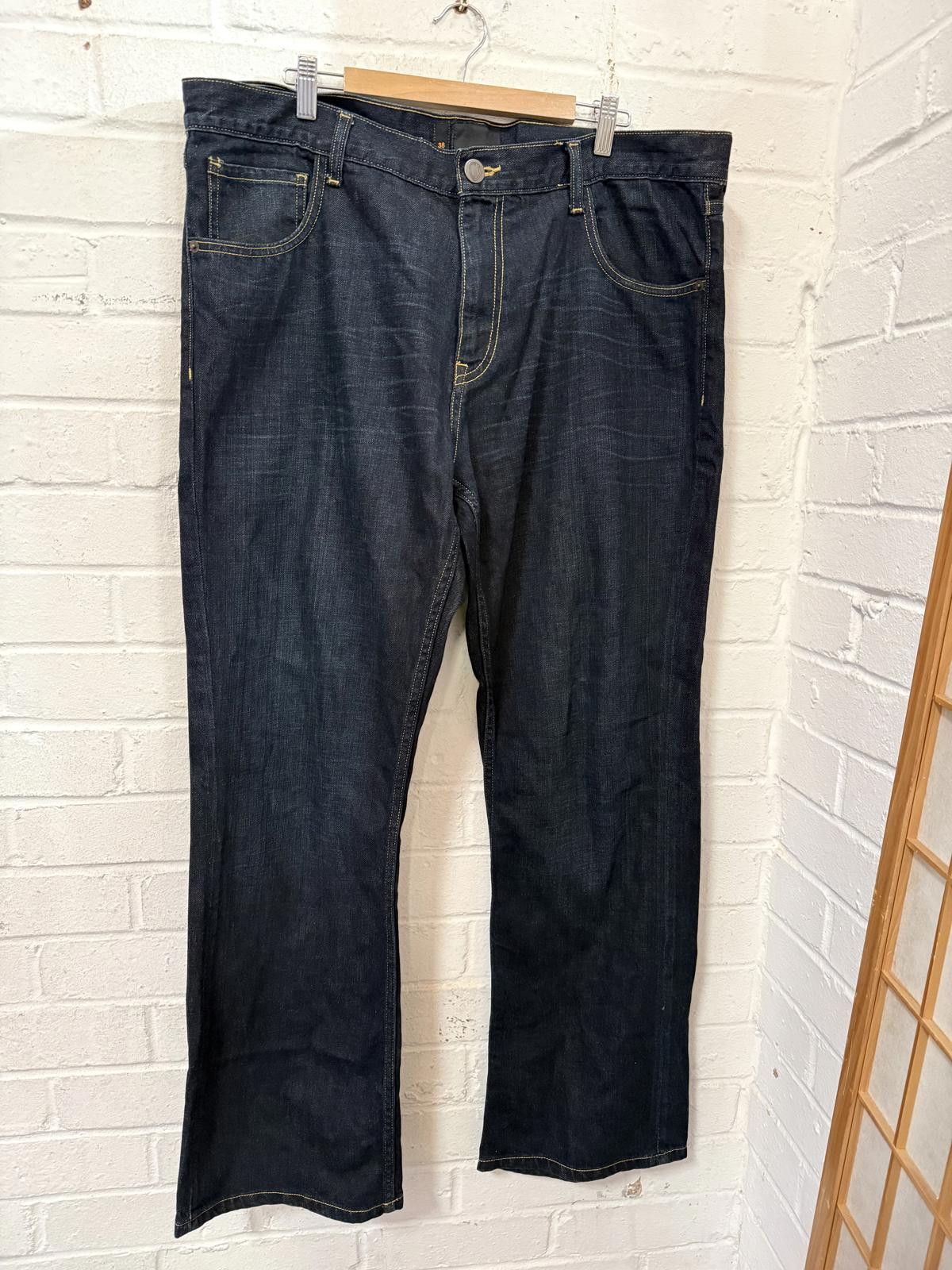 Unknown London Men's Dark Blue Denim Jeans Size US 30 / EU 46 - 1 Thumbnail