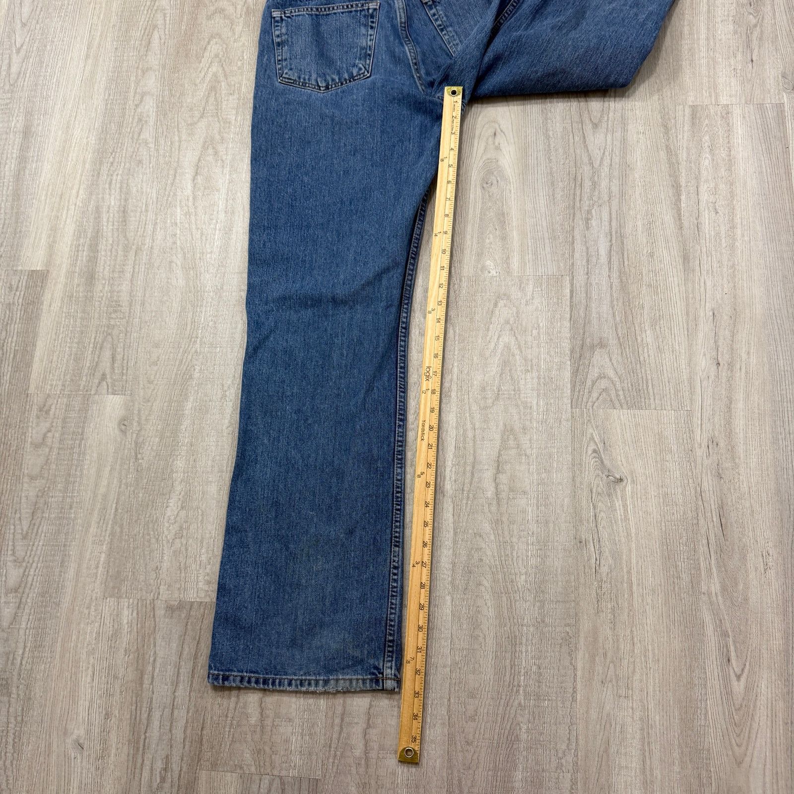 Old Navy Vintage Old Navy Blue Jeans Men's 33x34 y2k 10" Leg Opening Size US 33 - 9 Thumbnail