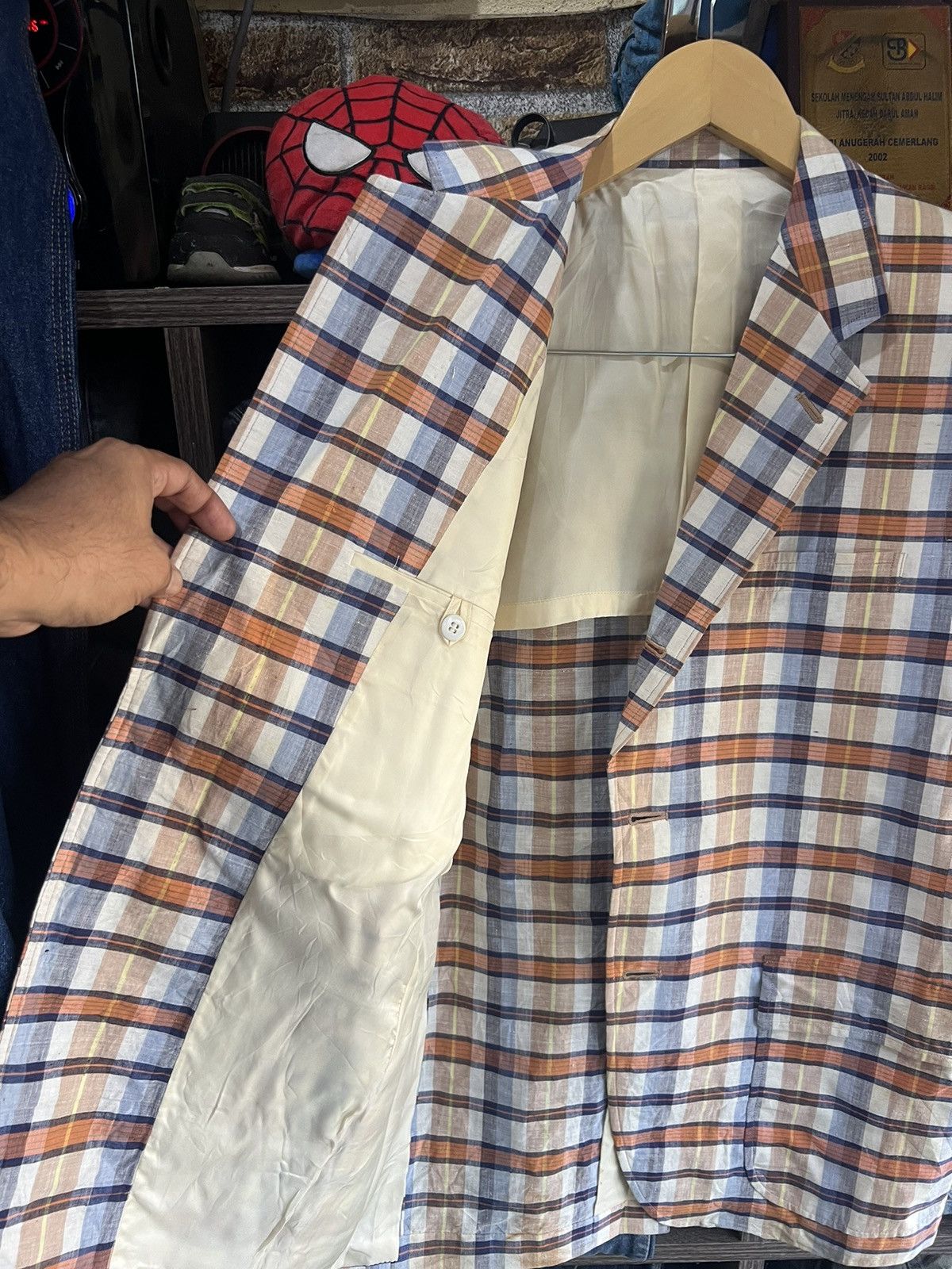 Van 🔥Vintage Van Checkered Blazer Size 40R - 8 Thumbnail