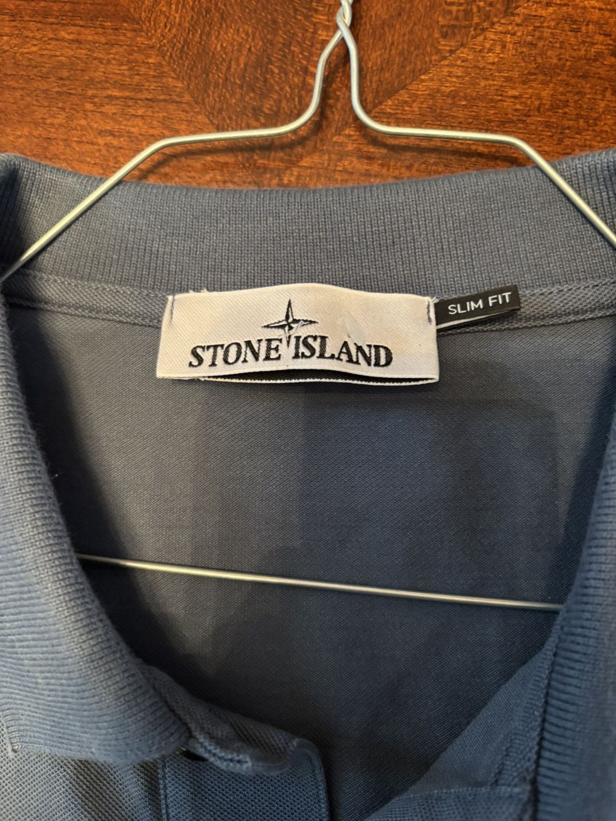 Stone Island Stone Island Avio blue compass patch polo 3XL Size US XXL / EU 58 / 5 - 3 Thumbnail