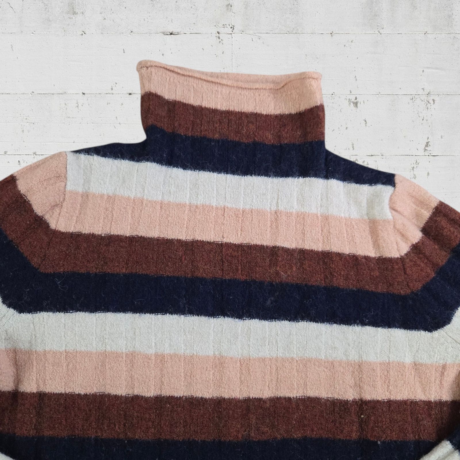 Madewell Madewell Striped Turtleneck Sweater Size Small Size S / US 4 / IT 40 - 4 Thumbnail