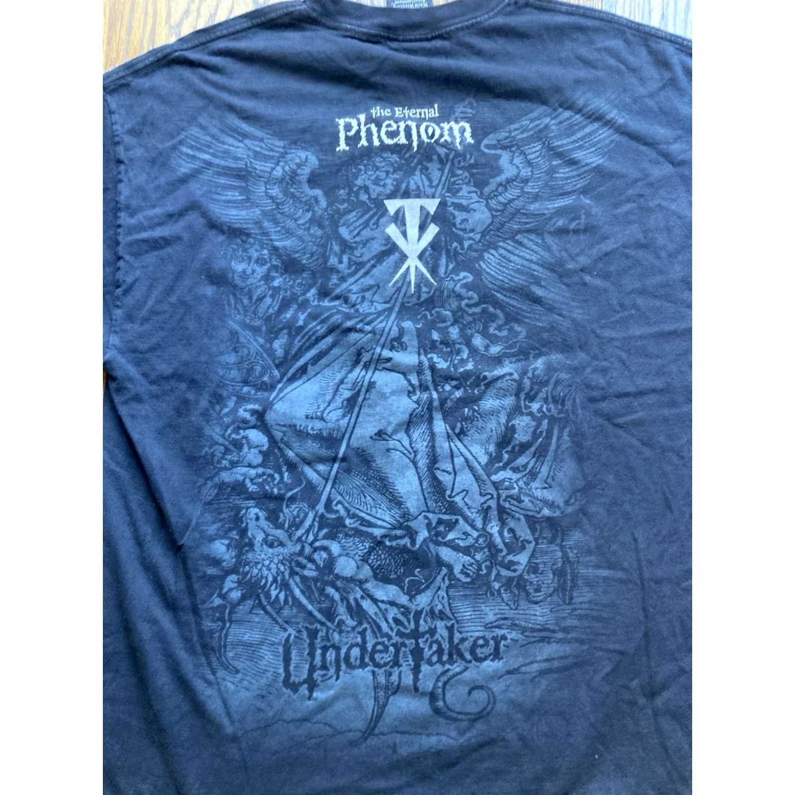 Doublet VINTAGE Undertaker WWE Wrestling Shirt Mens XL Double Sided Eternal Phenom 2002 Size US XL / EU 56 / 4 - 8 Thumbnail