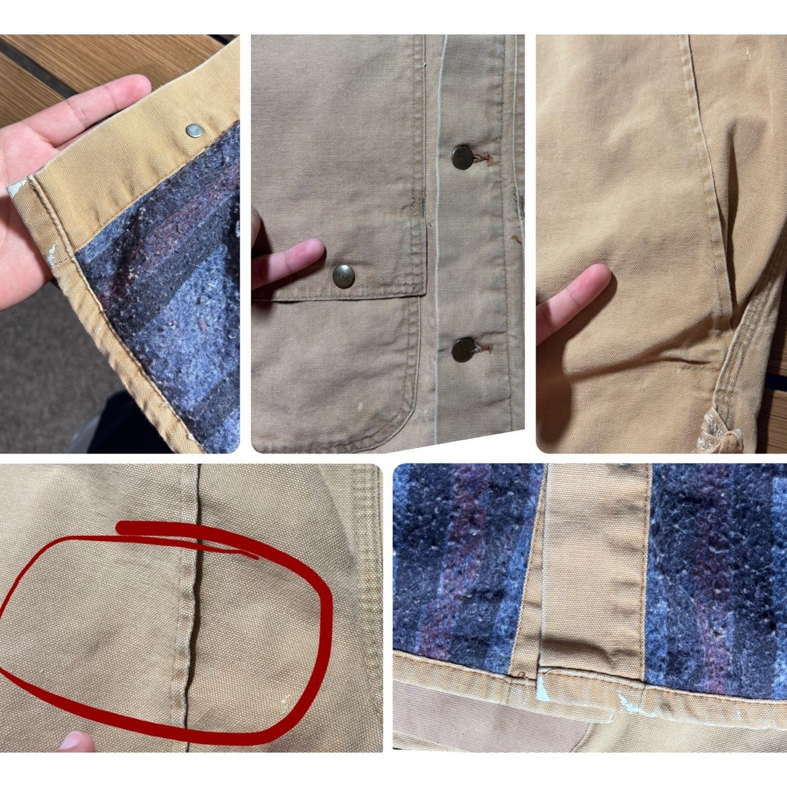 Carhartt Vtg Carhartt Hunting Jacket Blanket Lined Size Large CB036 Size US L / EU 52-54 / 3 - 4 Thumbnail