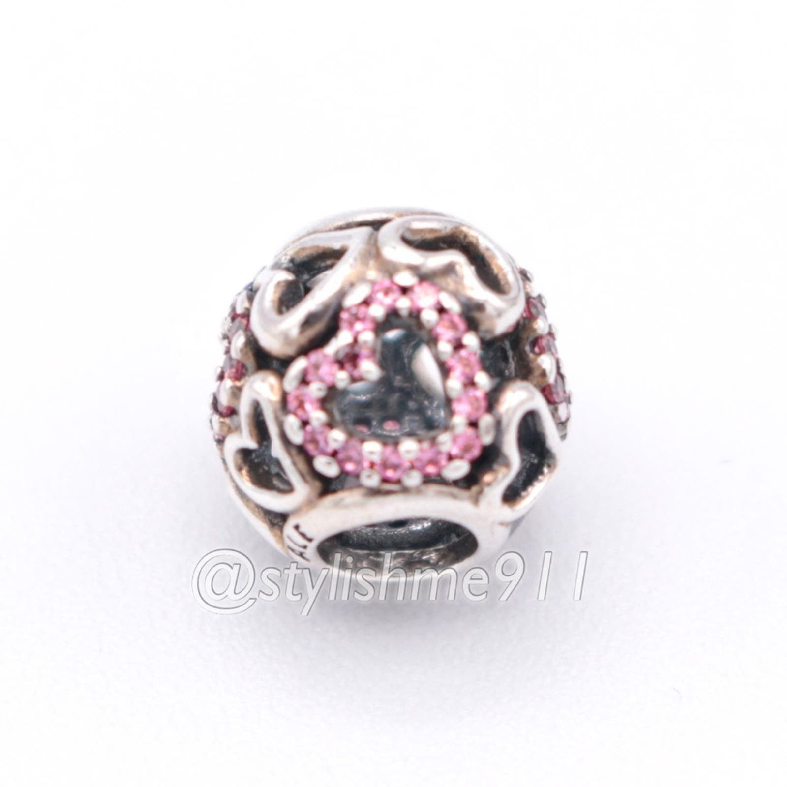 pandora Authentic PANDORA Falling in Love Charm - 791424CZS Size ONE SIZE - 6 Thumbnail