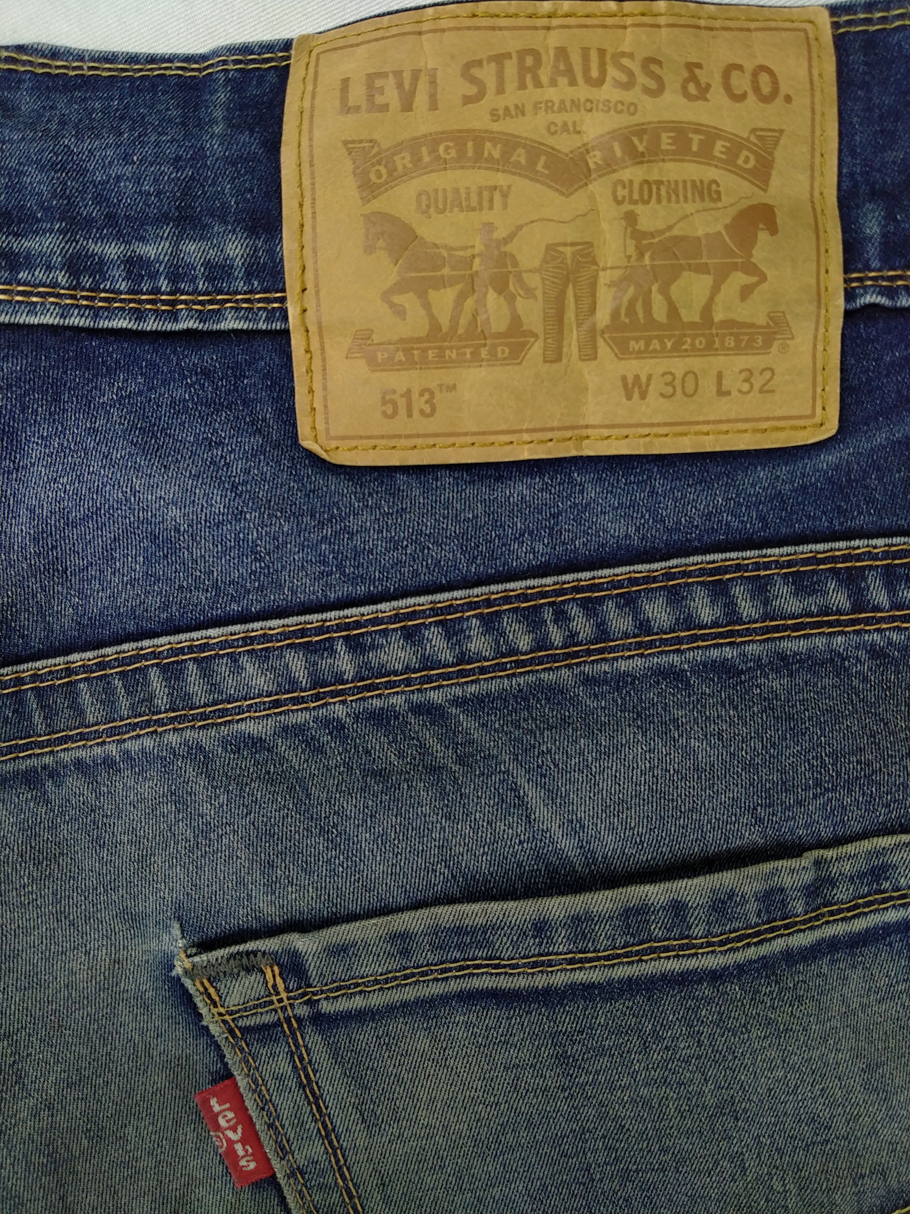 Levi's Dirty Blue Vintage Levi's 513 Jeans 31x31 Denim -JG002 Size US 31 - 9 Thumbnail