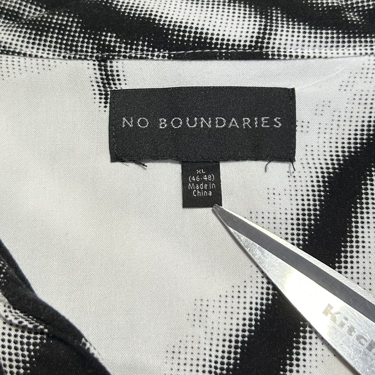 Other No Boundaries Shirt Abstract Brushstroke Black White Mens XL Size US XL / EU 56 / 4 - 2 Thumbnail