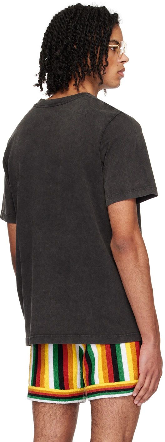 Casablanca o1mle0326 Printed T-Shirt Music For the People In Black Size US L / EU 52-54 / 3 - 3 Thumbnail