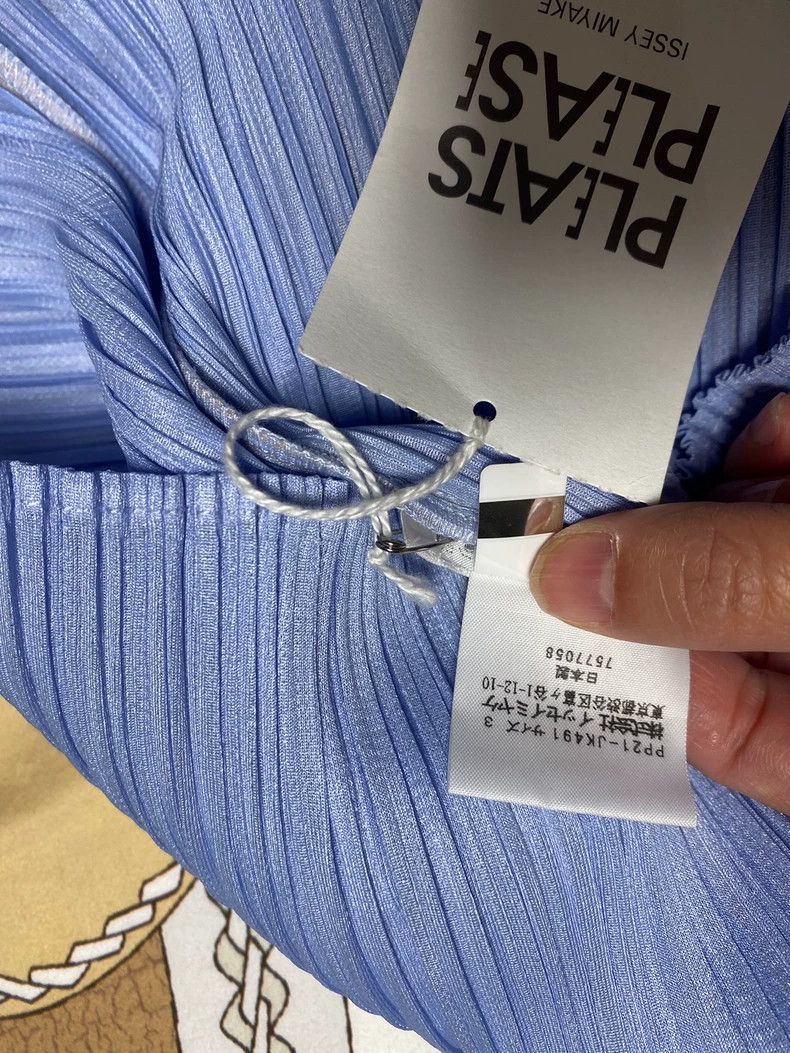 Issey Miyake Issey Miyake size:3 Light blue pleated vest Size M / US 6-8 / IT 42-44 - 3 Thumbnail