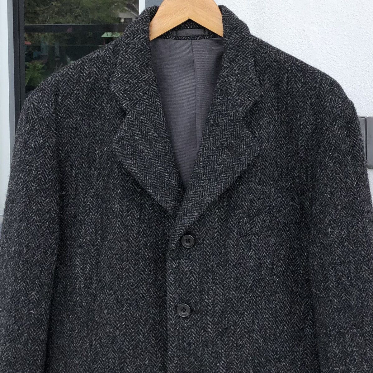 Harris Tweed Harris Tweed x AXCIKATE Wool Coat Jacket Size US M / EU 48-50 / 2 - 3 Thumbnail