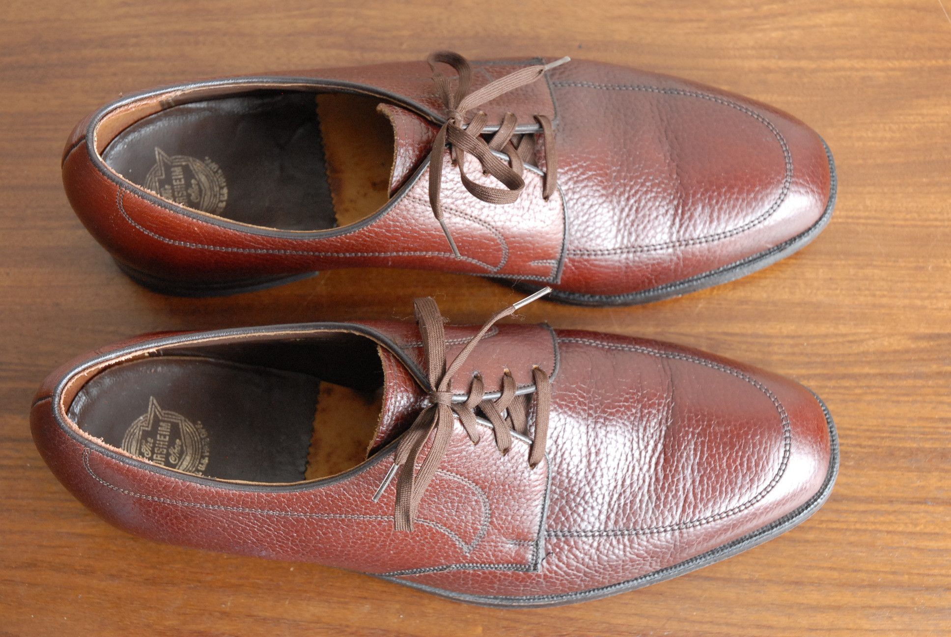 Florsheim Blue Window Pebble Grain Derby Size US 11 / EU 44 - 7 Thumbnail