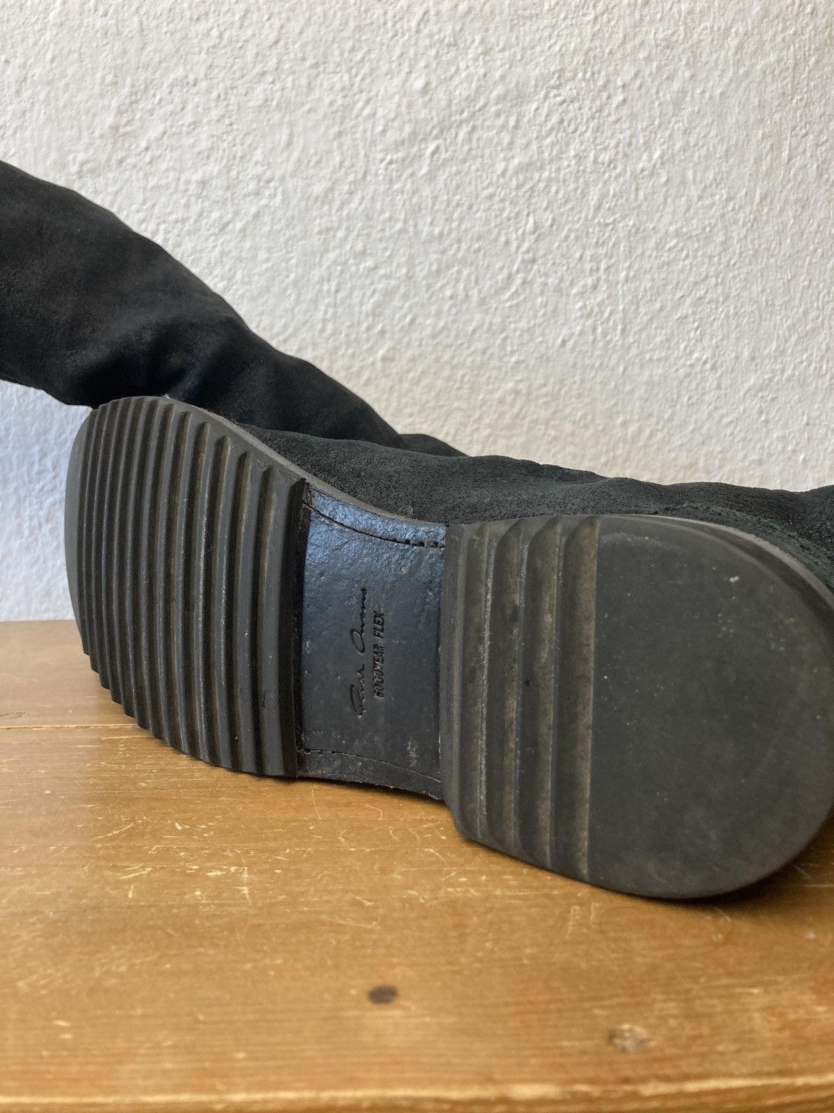 Rick Owens F/W 11 LIMO Blistered Lamb Leather Sock Creeper Boots 45/12 Size US 12 / EU 45 - 20 Thumbnail