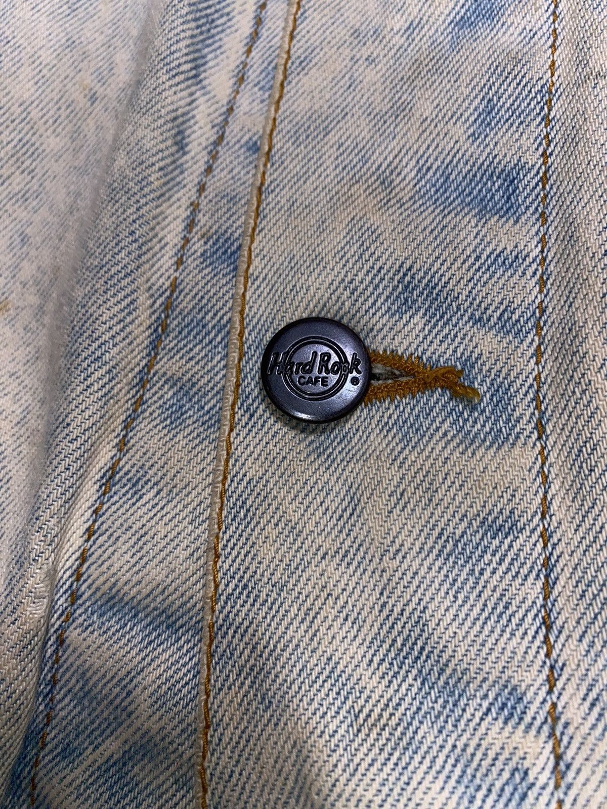 Hard Rock Cafe Hard Rock Cafe Orlando Vintage Denim Jacket Size US XL / EU 56 / 4 - 5 Thumbnail