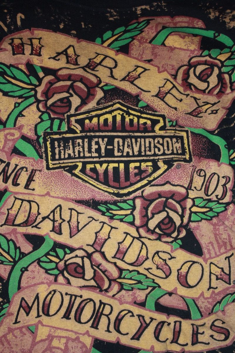 Harley Davidson Harley Davidson vintage long sleeve Size US M / EU 48-50 / 2 - 2 Thumbnail