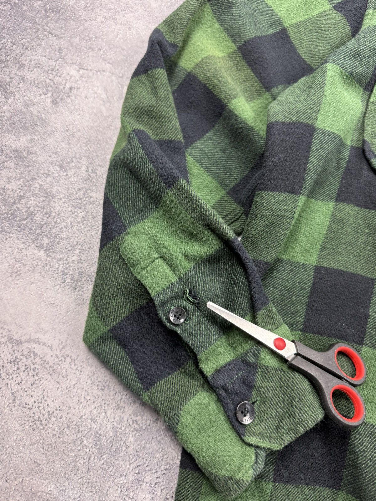Dickies Vintage Dickies Flannel Shirt Green Checkered Button Up Y2K Size US XL / EU 56 / 4 - 18 Thumbnail