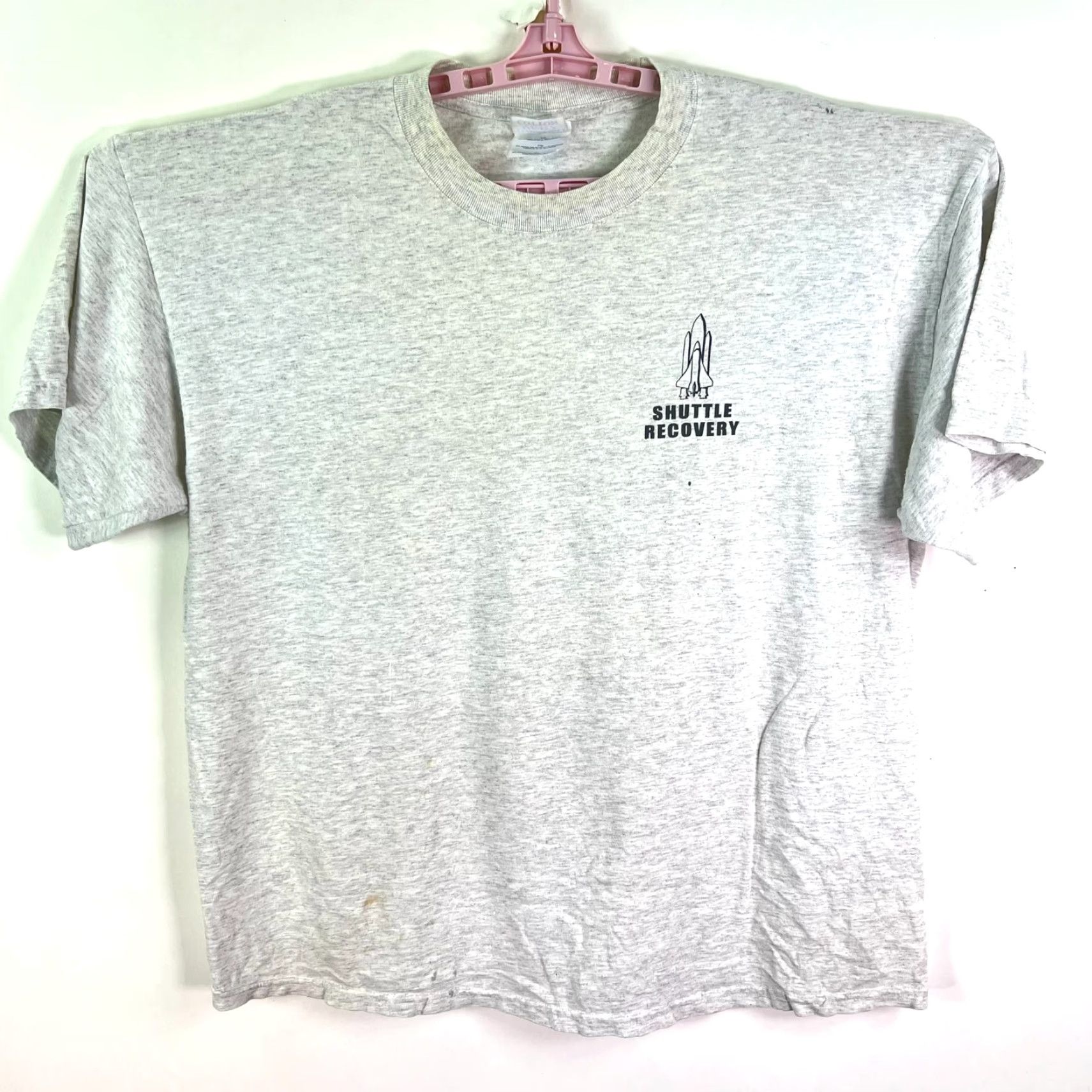 Gildan VINTAGE Columbia Shuttle Recovery T Shirt Adult XL Gray Gildan Logo Graphic Print 2000s USA 90s? Size US XL / EU 56 / 4 - 2 Thumbnail