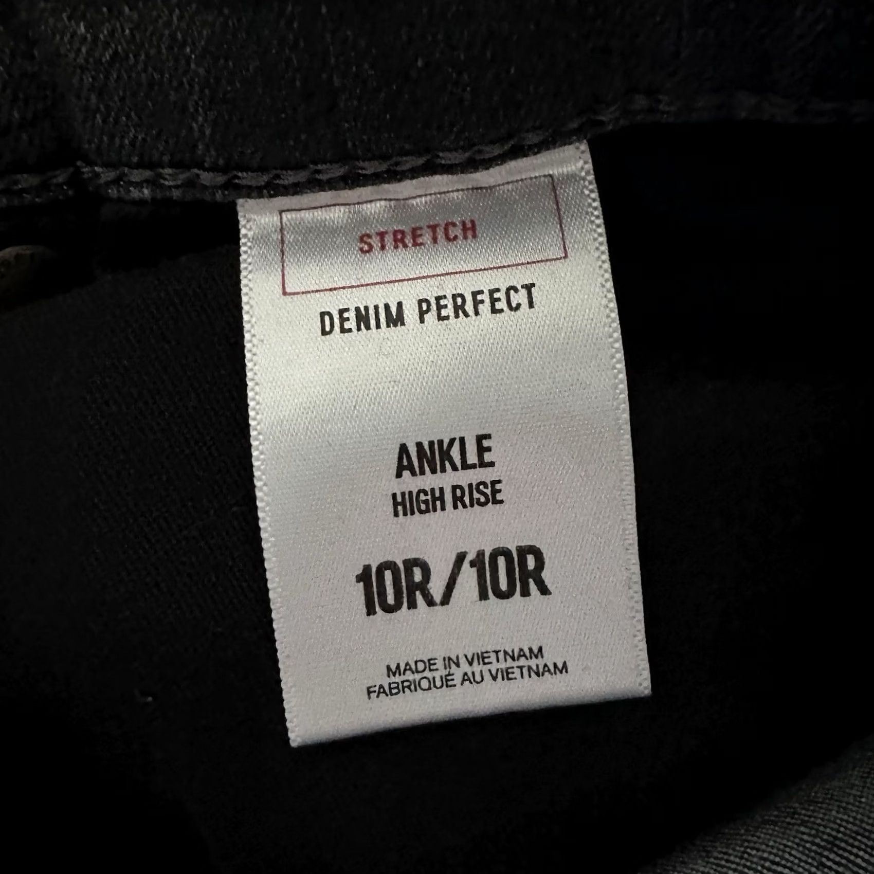 Express Express Womens Jeans 10 High Rise Denim Skinny 30x27 Black 5-Pocket Stretch Size 32" / US 10 / IT 46 - 5 Thumbnail