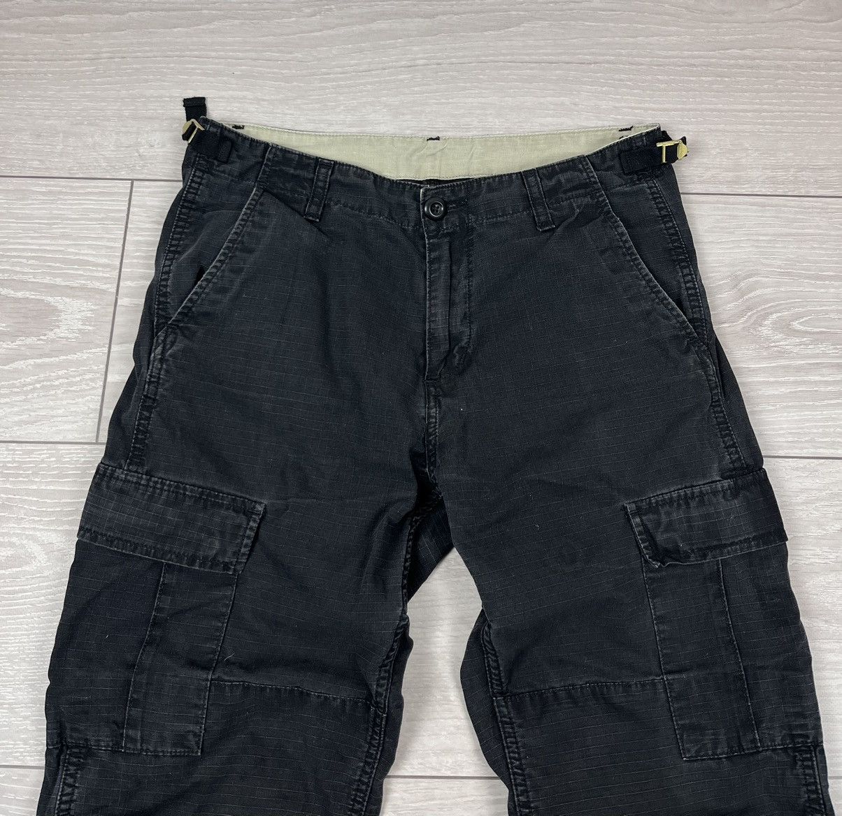 Carhartt Carhartt Aviation Black Cargo Pocket Pants Size US 30 / EU 46 - 6 Thumbnail