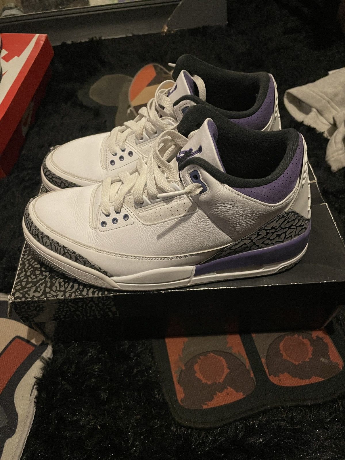 Jordan Brand Air Jordan 3 Retro “Dark Iris” Size US 9 / EU 42 - 1 Thumbnail