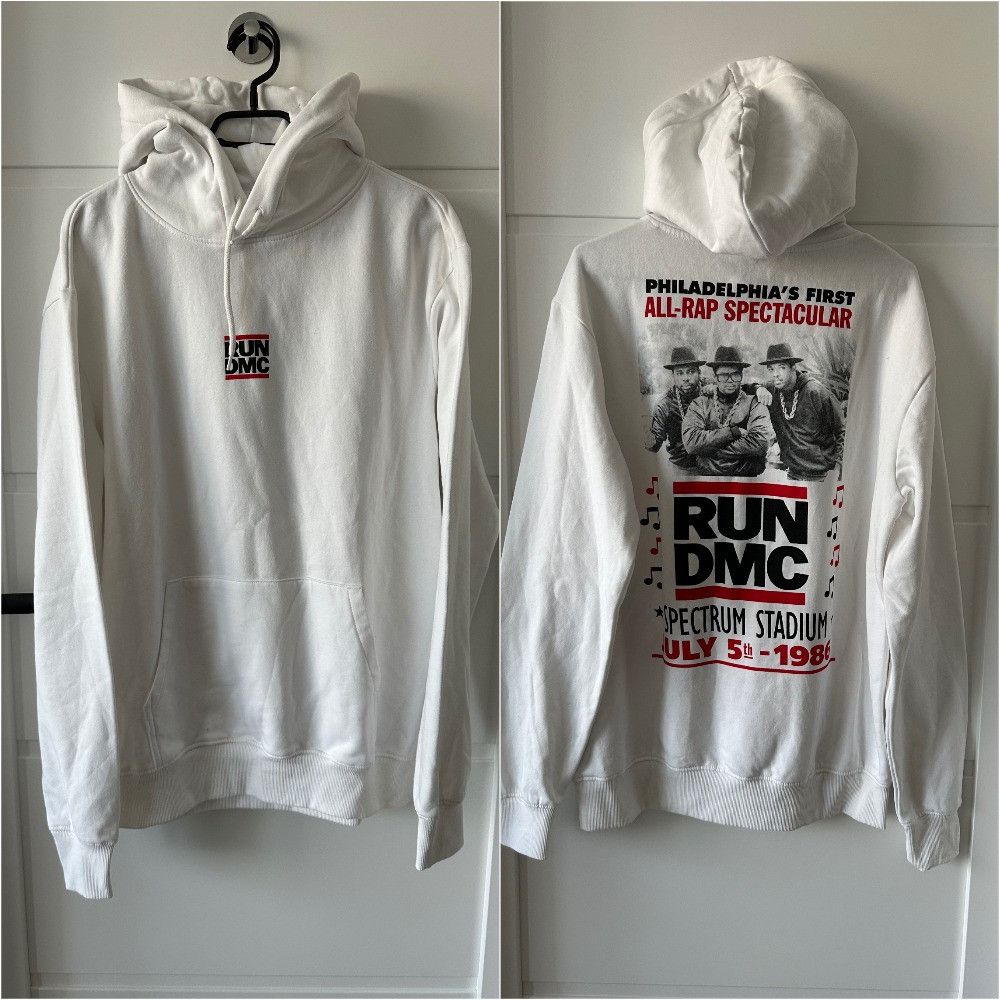 H&M × RUN DMC × Rap Tees RUN DMC 1986 Re-print hoodie white Size US M / EU 48-50 / 2 - 1 Thumbnail