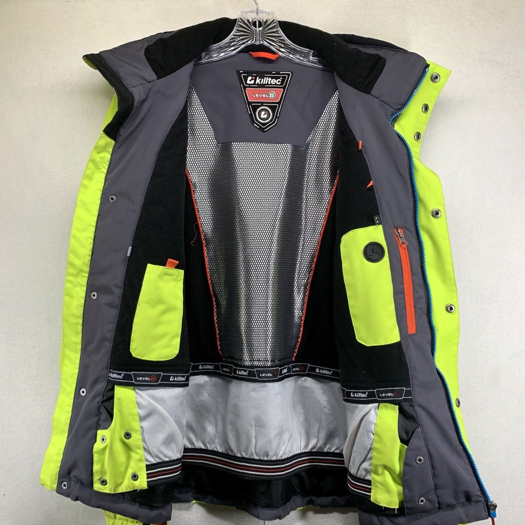 Vintage Killtec Level 5 Womens Ski Jacket Small Windproof Water Resistant Florescent Yellow Logo Ski Womens S Size S / US 4 / IT 40 - 2 Thumbnail
