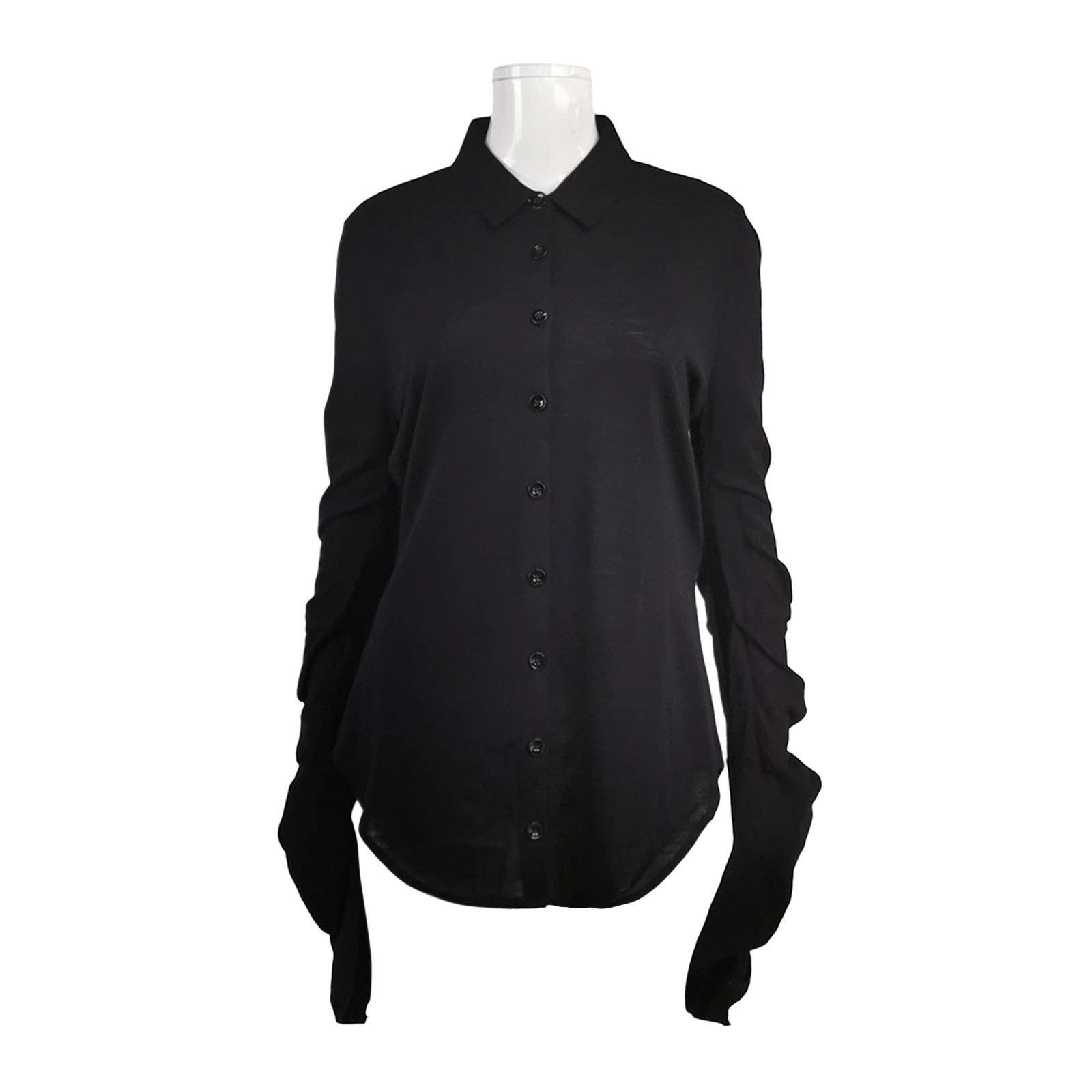 Jil Sander Jil Sander Wool Blend Button Up Shirt Size 38 Size XS / US 0-2 / IT 36-38 - 1 Thumbnail