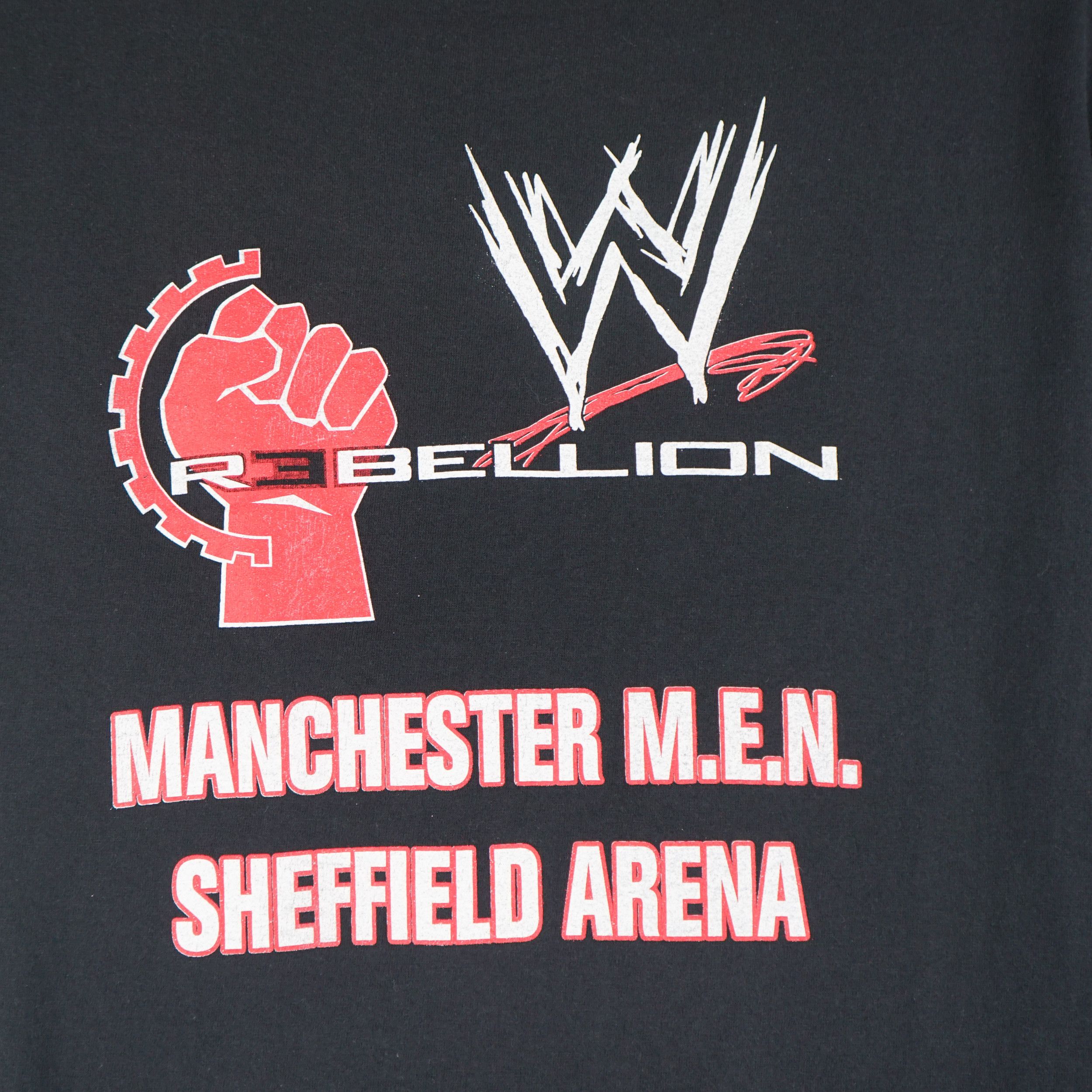 Vintage × WWE × WWF Vintage 2001 WWE WWF Rebellion T-Shirt Size US M / EU 48-50 / 2 - 8 Thumbnail