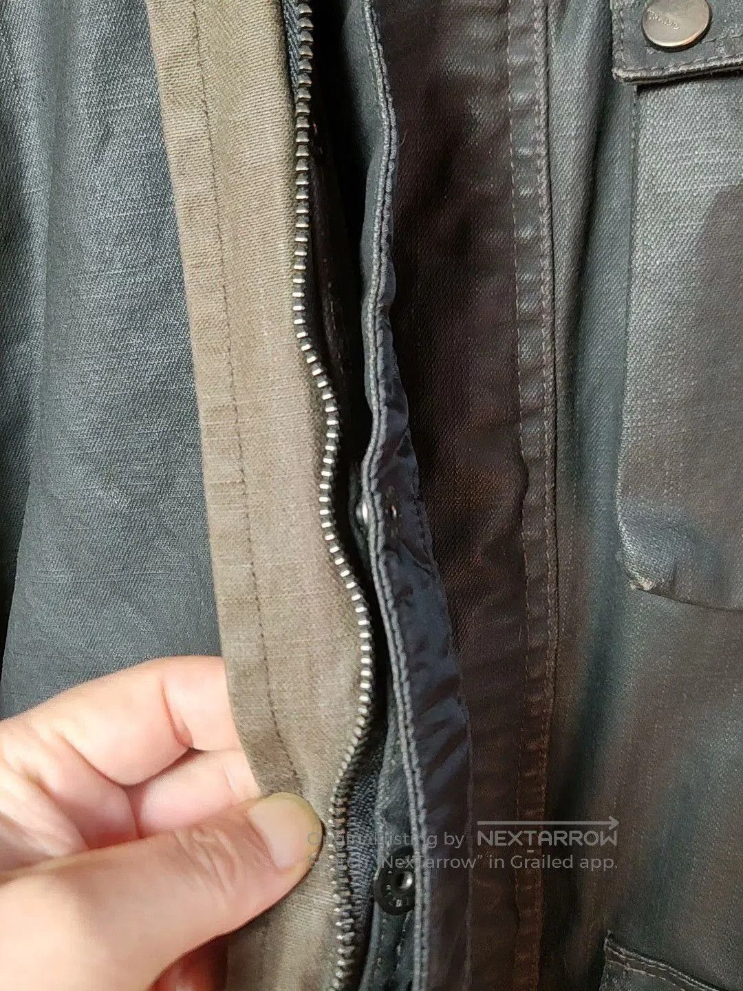 Other G.GUAGLIANONE Waxed Jacket Italy Made. Size US S / EU 44-46 / 1 - 7 Thumbnail