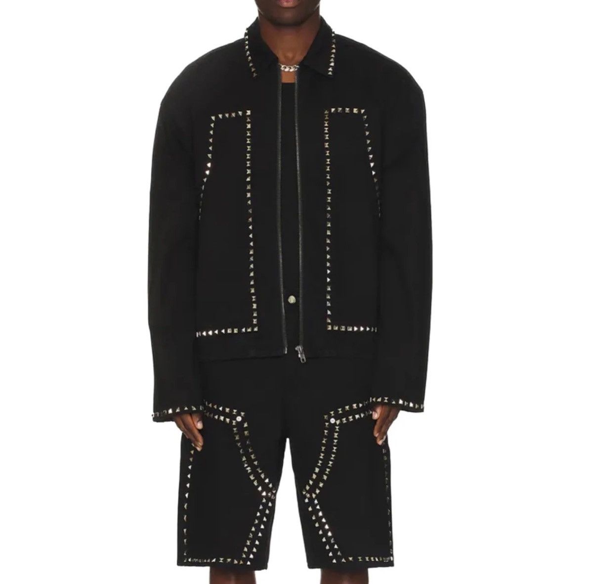 Other Funeral Apparel Studded Jacket Size US M / EU 48-50 / 2 - 1 Thumbnail