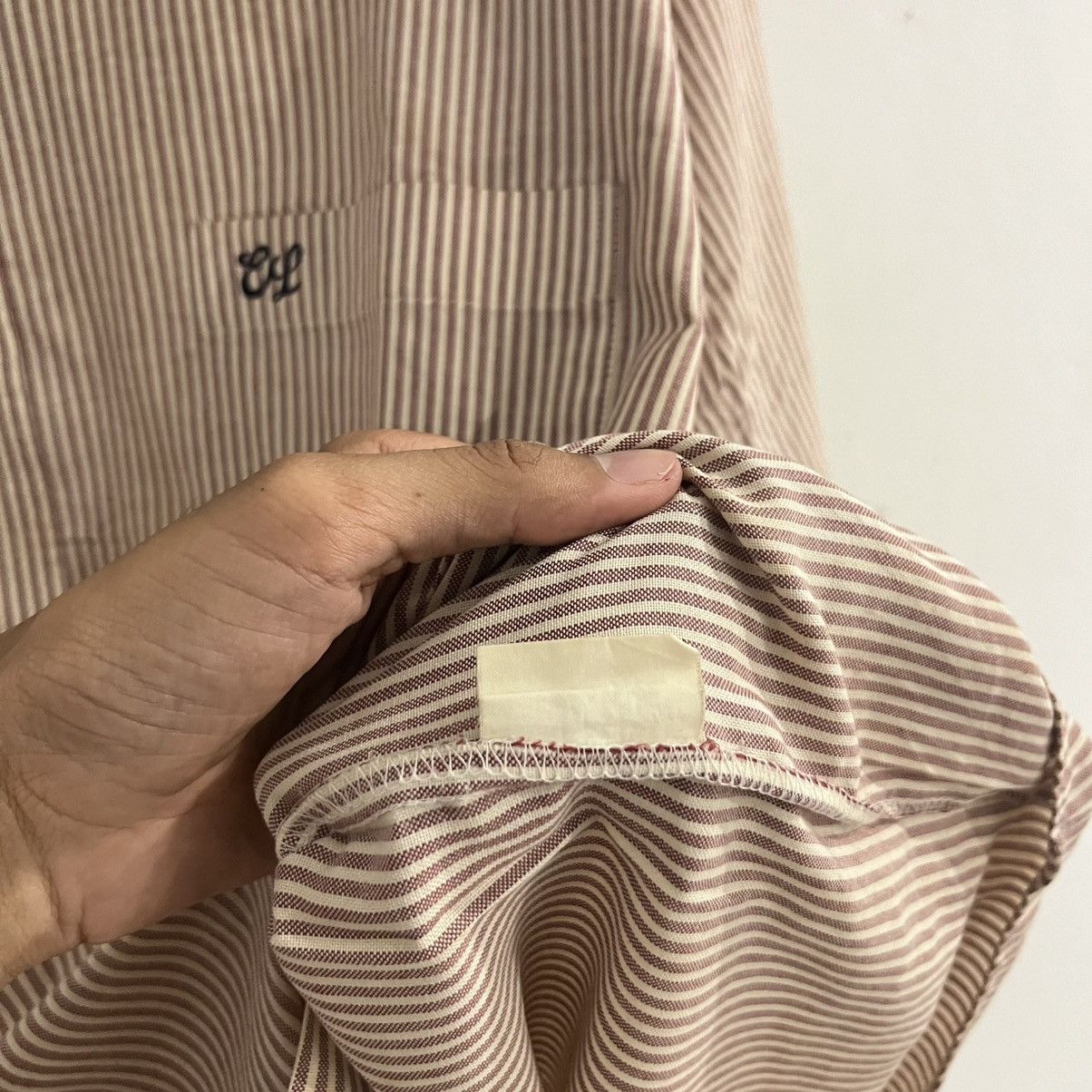 Japanese Brand e land - striped iconic shirt Size US L / EU 52-54 / 3 - 6 Thumbnail