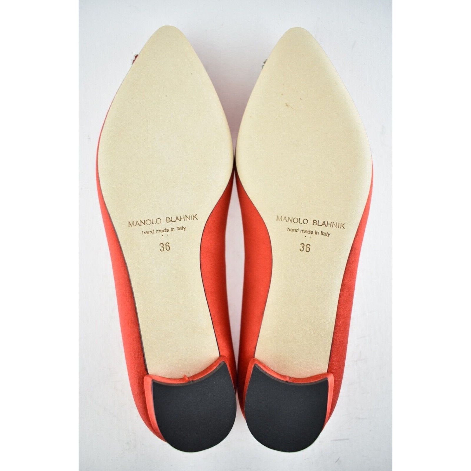 Manolo Blahnik Hangisi Satin Silver Jewel Buckle Ballerina Ballet Flat 36 Size US 6 / IT 36 - 12 Thumbnail
