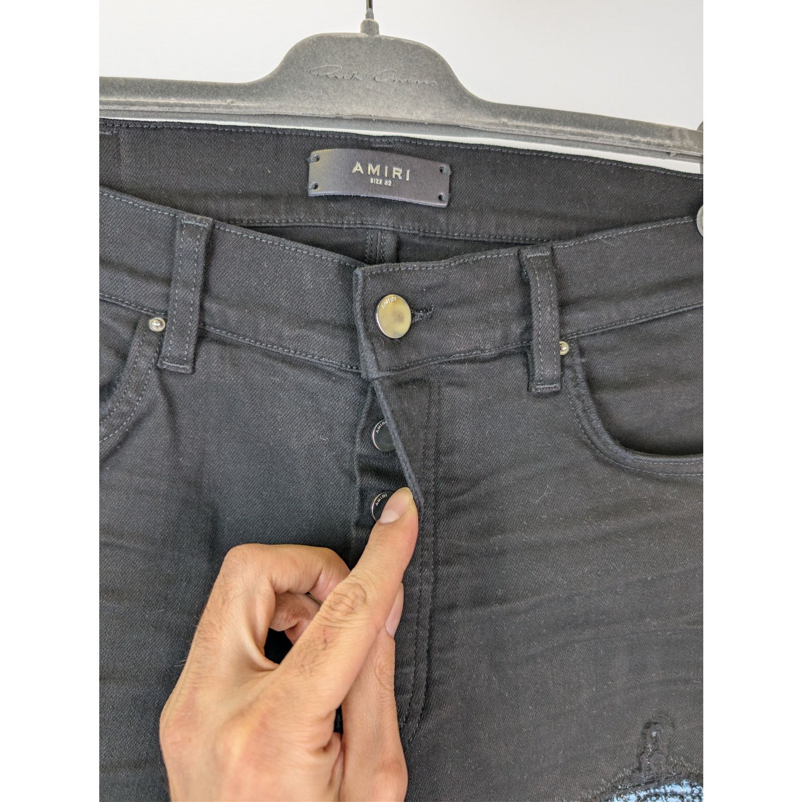 Amiri o1rshd1 Boucle Mx1 Jean in Black Size US 32 / EU 48 - 6 Thumbnail