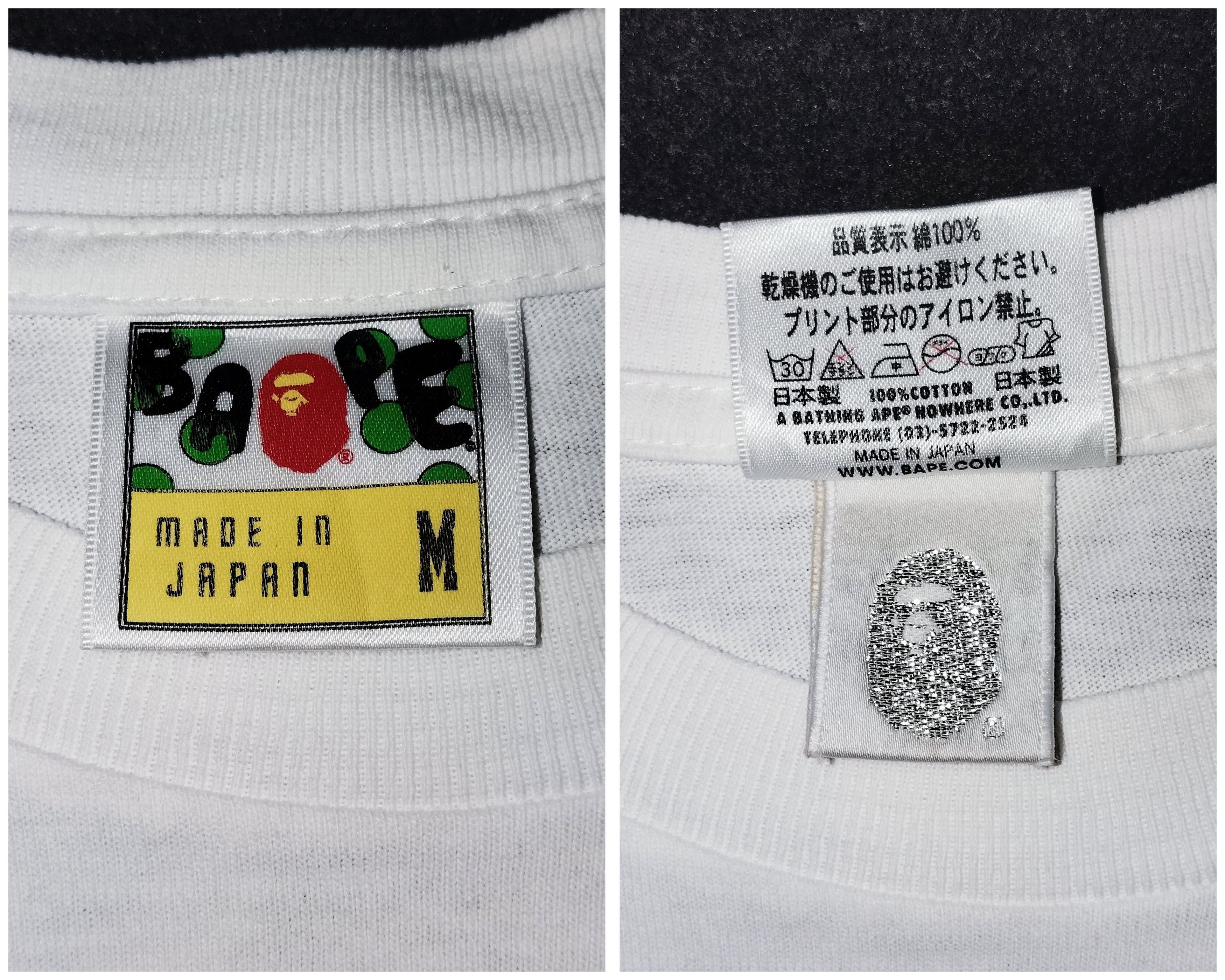 Bape 2009 Bape x Swarovski Tee Size US M / EU 48-50 / 2 - 7 Thumbnail