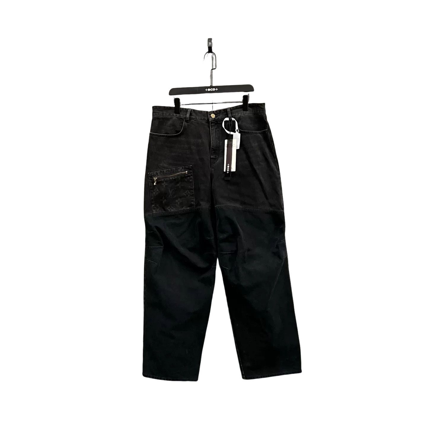 Louis Vuitton Louis Vuitton Monogram Pocket Distressed Jeans 34 Size US 34 / EU 50 - 1 Thumbnail