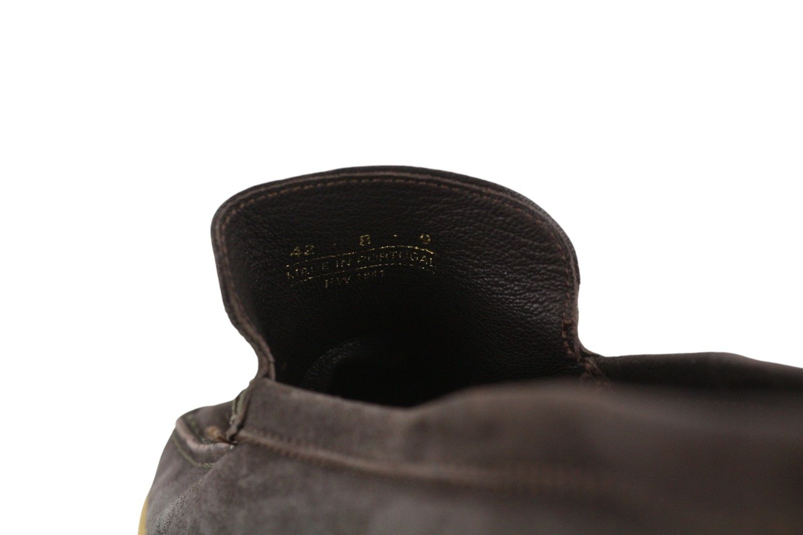 Suitsupply EU42 Brown Suede Leather Almond Toe Slip On Shoes 83575 Size US 9 / EU 42 - 10 Thumbnail