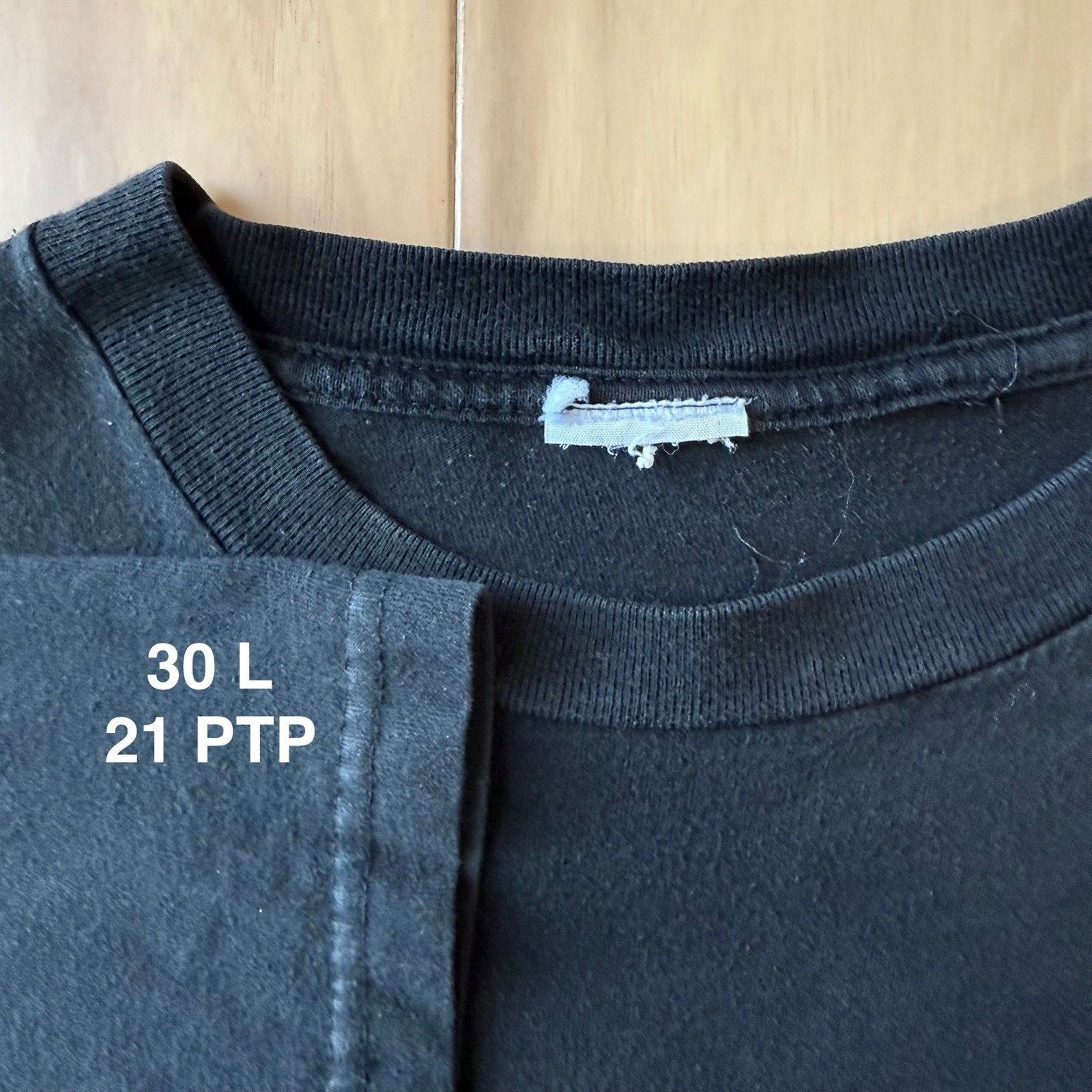 Vintage Vintage Grim Reaper Shirt Large Black 90s Streetwear Horror Size US L / EU 52-54 / 3 - 6 Thumbnail