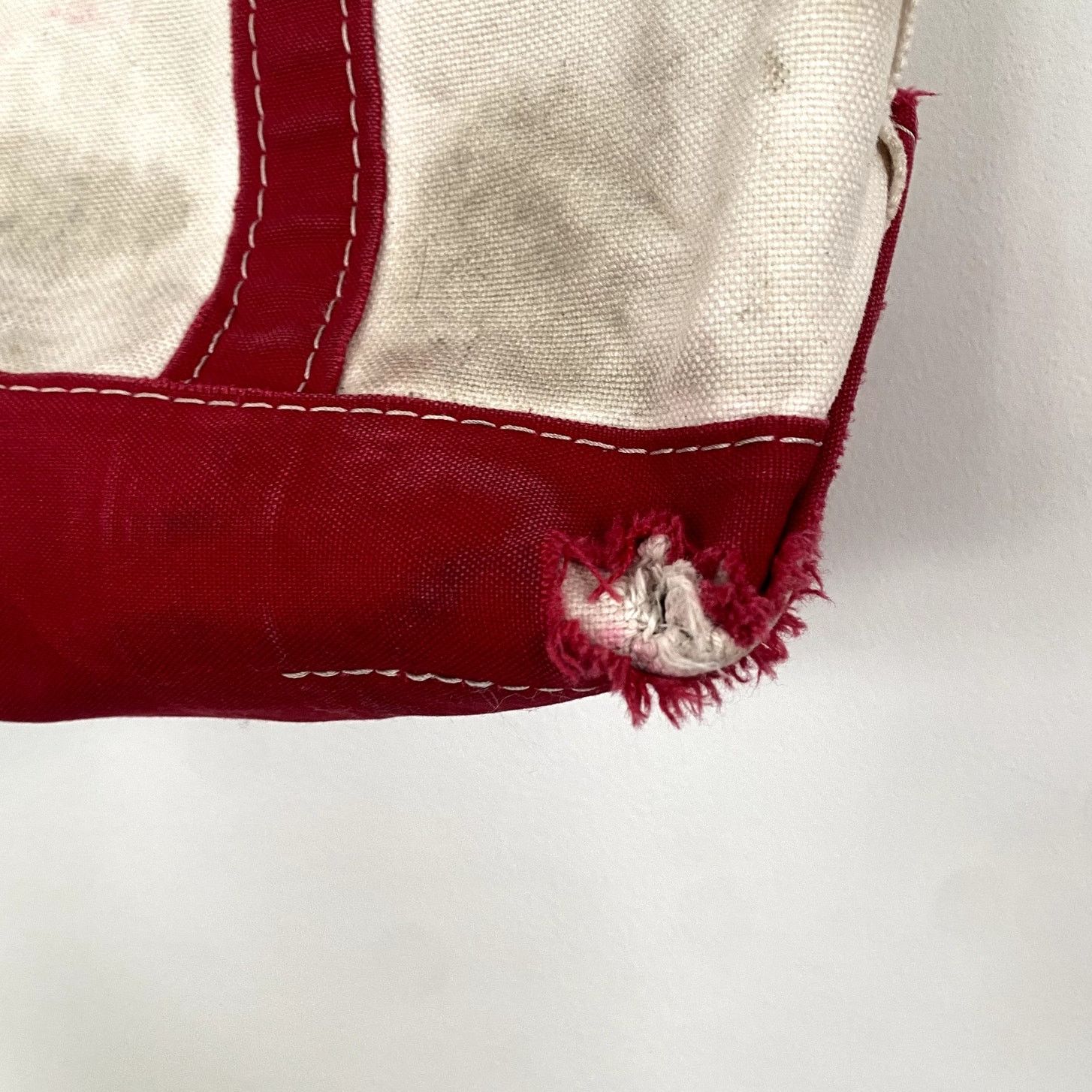 L.L. Bean × Vintage Vintage LL Bean Boat And Tote Bag Distressed Thrashed Size ONE SIZE - 9 Thumbnail