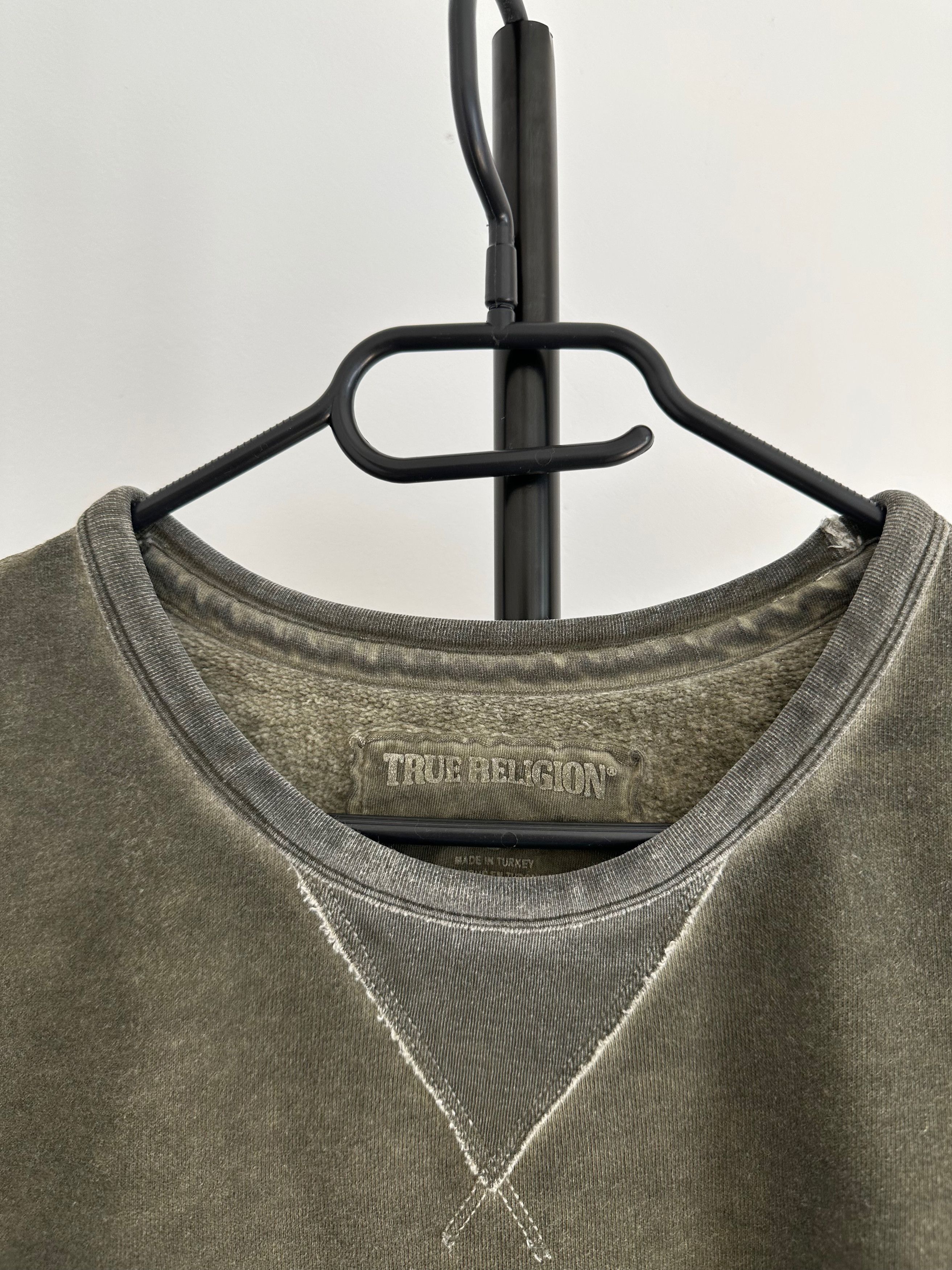 True Religion True Religion Big Logo Crew Sweatshirt Khaki XL Size US XL / EU 56 / 4 - 5 Thumbnail