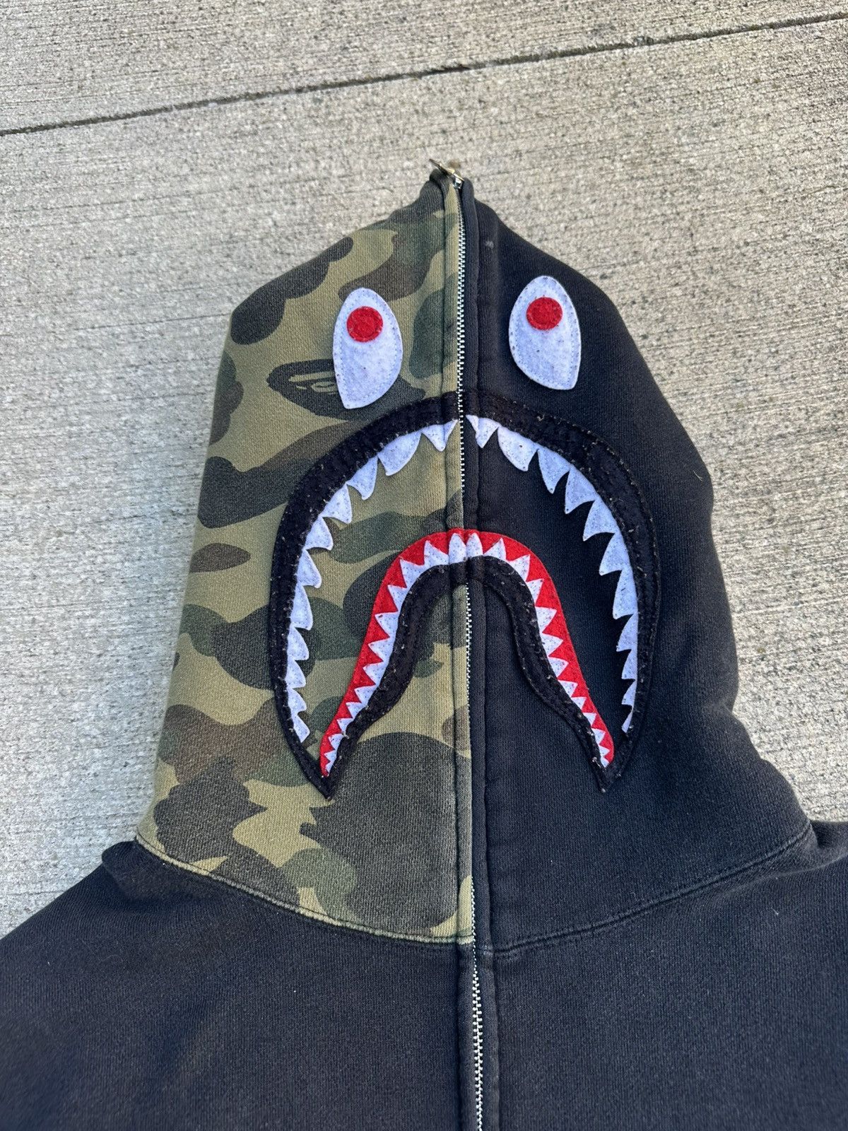 Bape Bape Shark Full Zip Hoodie size XL Size US XL / EU 56 / 4 - 3 Thumbnail