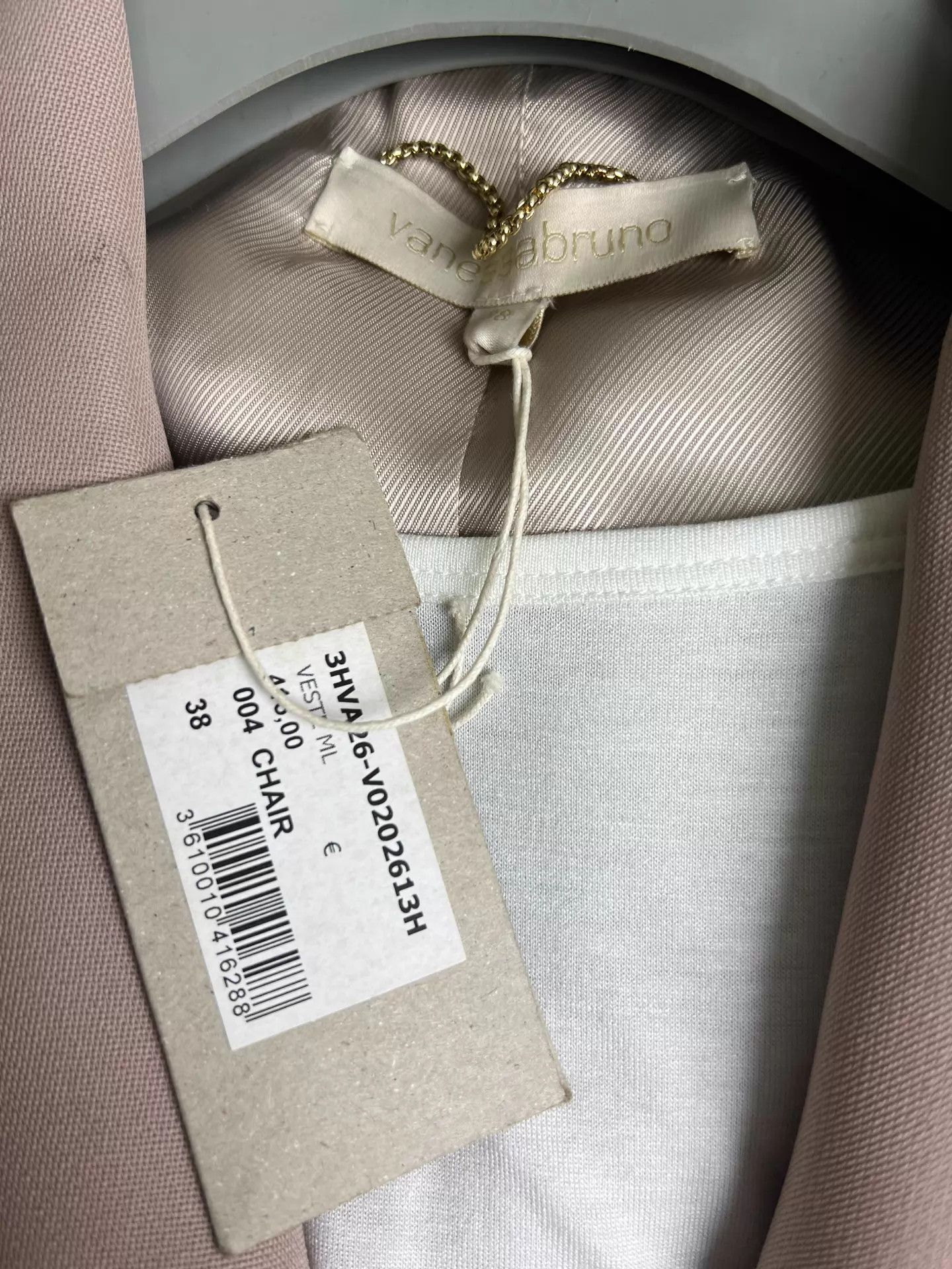Vanessa Bruno Vanessa Bruno Pale Pink Short Blazer Wmns 38 NWT Size XS / US 0-2 / IT 36-38 - 5 Thumbnail
