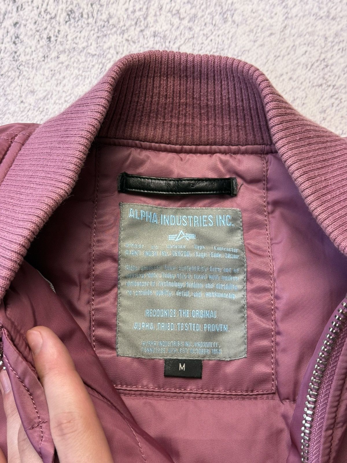 Alpha Industries Vintage Alpha Industries Bomber Jacket MA1 USA Size M / US 6-8 / IT 42-44 - 21 Thumbnail