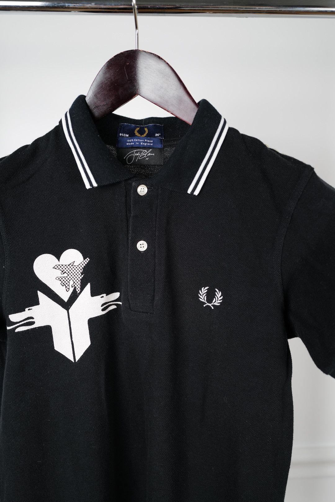 Fred Perry Vintage Fred Perry Blame Polo Shirt Twin Tipped England Size US S / EU 44-46 / 1 - 8 Thumbnail