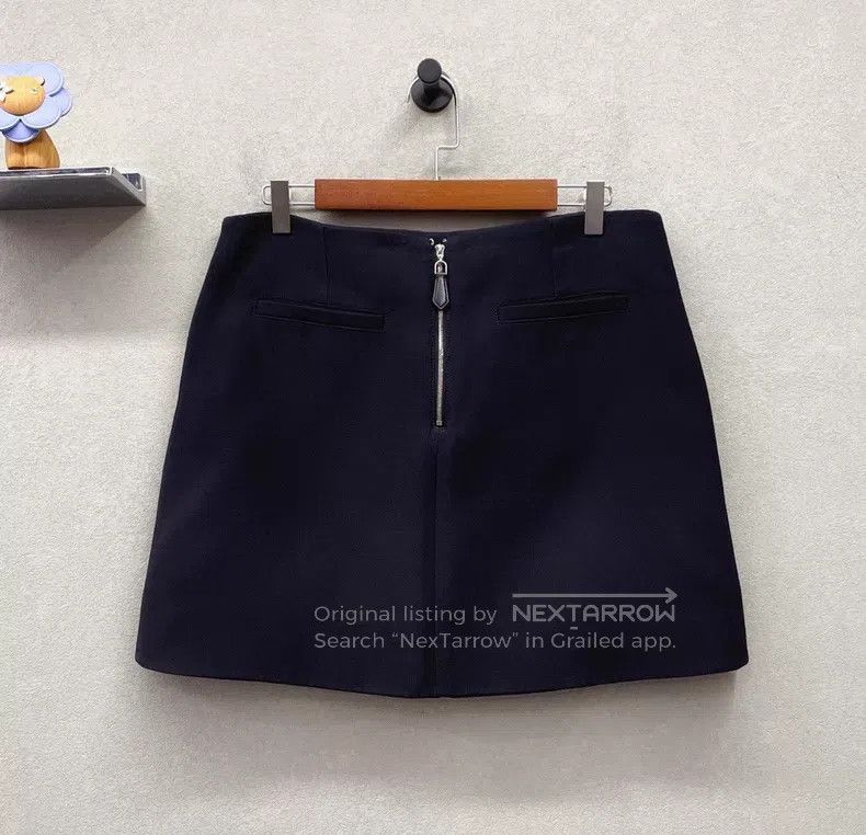 Louis Vuitton Louis Vuitton Zip skirt Size 41" - 2 Thumbnail