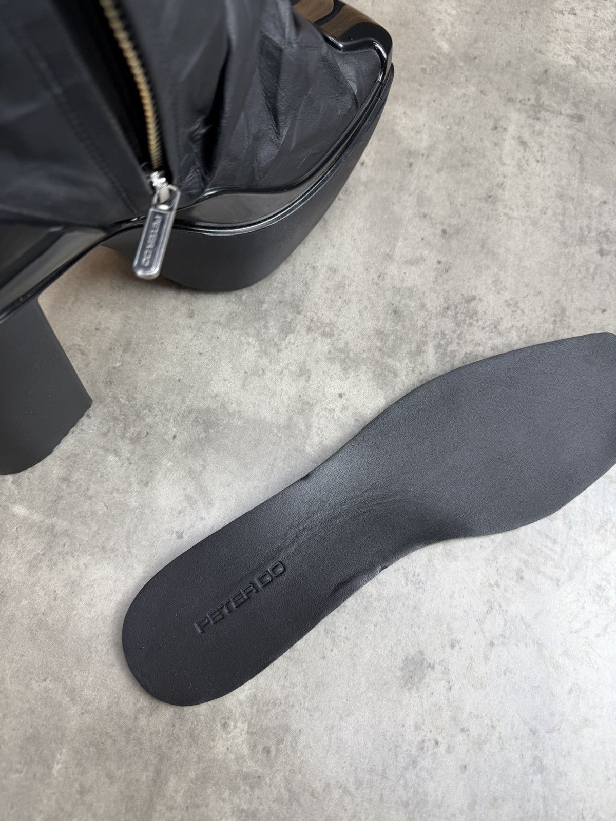 Peter Do at.kollektive x Peter Do Leather Platform Ankle Boots Black Size US 8 / EU 41 - 15 Thumbnail