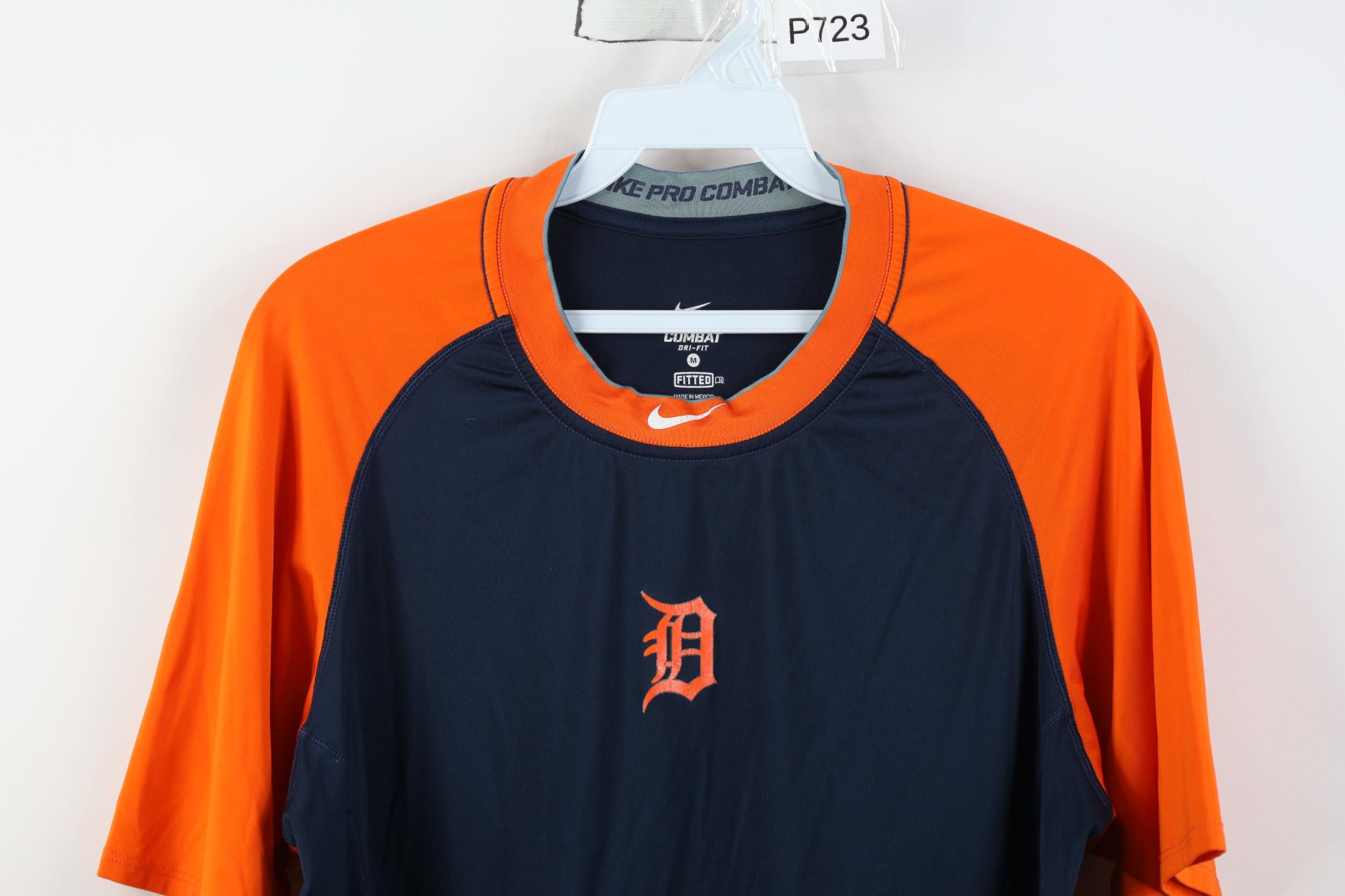 Nike Nike Pro Combat Detroit Tigers Baseball Fitted T-Shirt Size US M / EU 48-50 / 2 - 2 Thumbnail