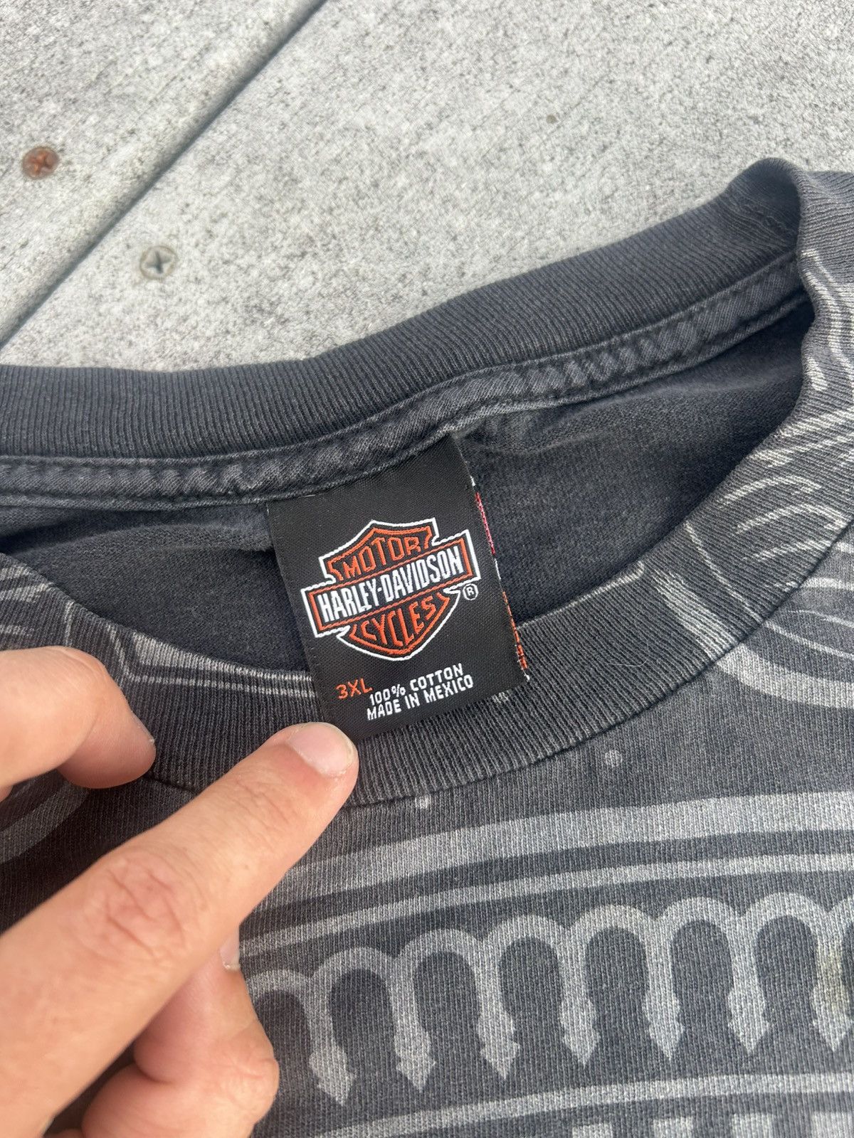 Harley Davidson Vintage Harley Davidson AOP shirt Size US XL / EU 56 / 4 - 2 Thumbnail