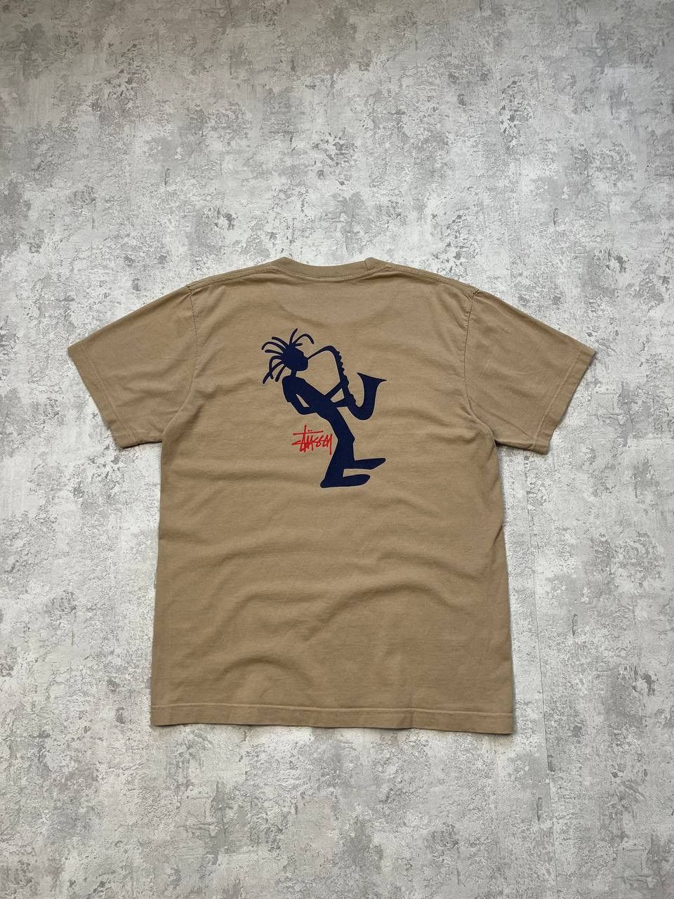 Stussy Vintage Stussy Saxophone Vintage T-Shirt Big Logo Size US L / EU 52-54 / 3 - 1 Thumbnail