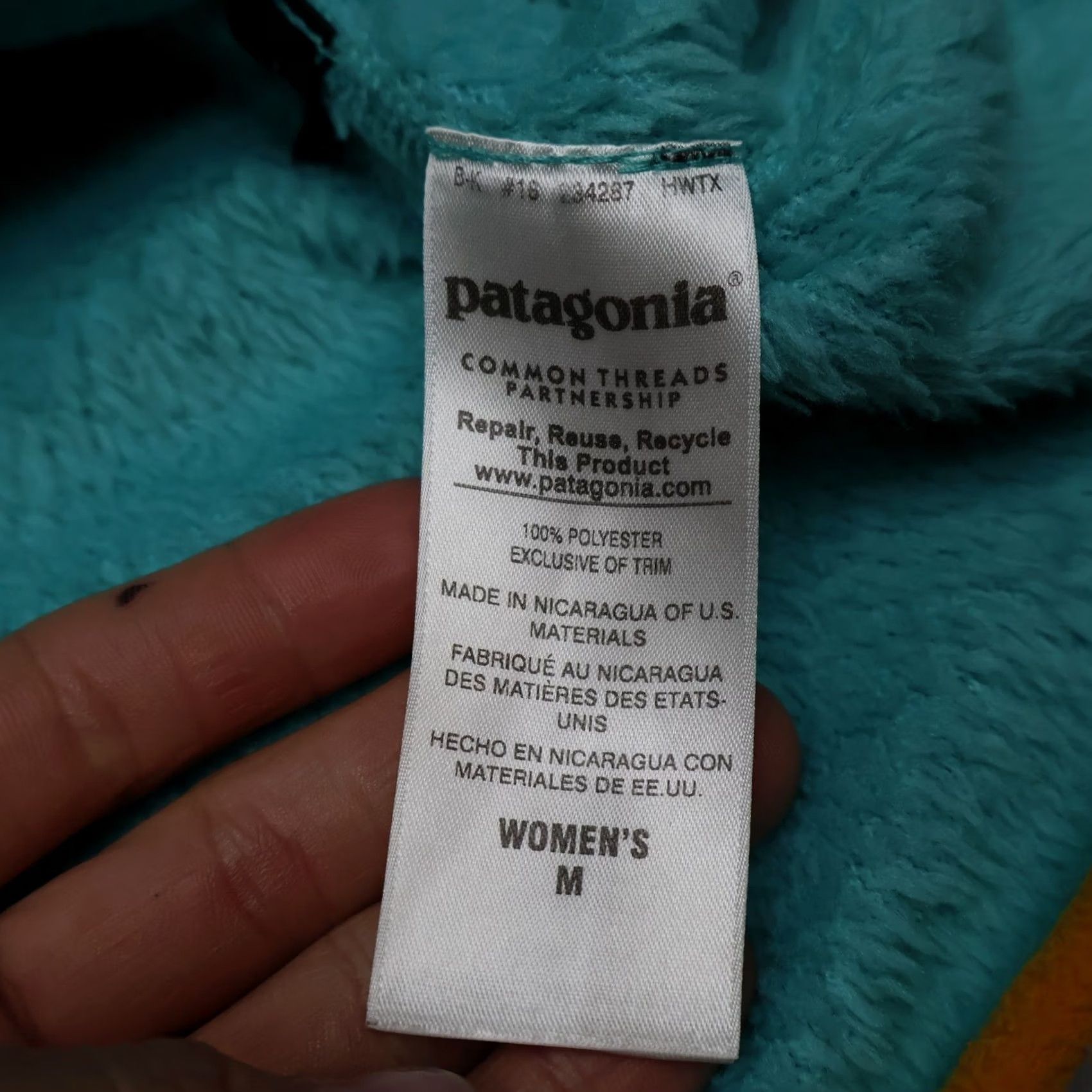 Patagonia Patagonia Sweatshirt Womens Medium Blue Re-Tool Snap-T Fleece Pullover Outdoor Size M / US 6-8 / IT 42-44 - 6 Thumbnail