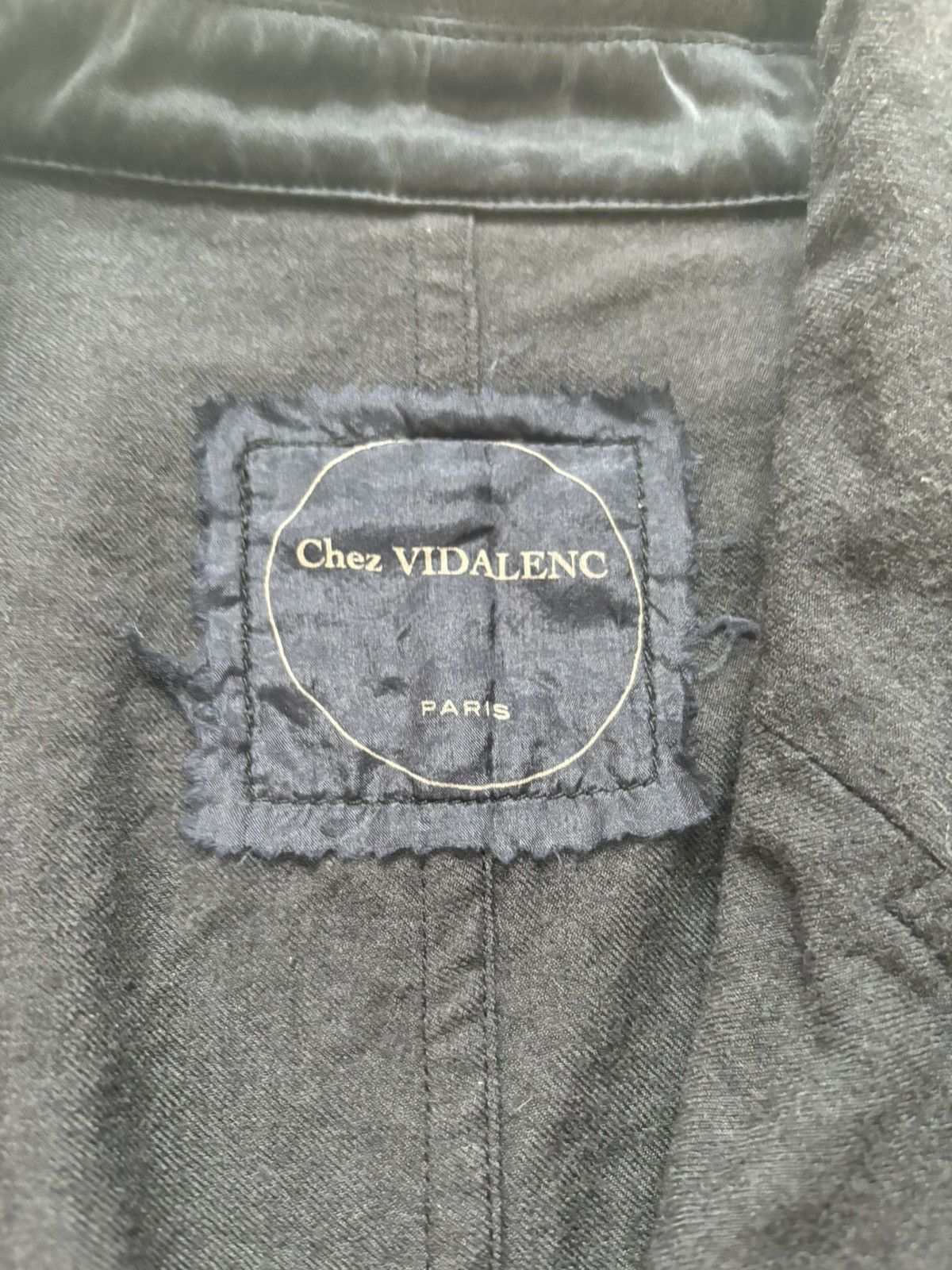 Casey Casey × Casey Vidalenc Chez Vidalenc Artisanal Cotton Blazer Jacket Size 40R - 3 Thumbnail