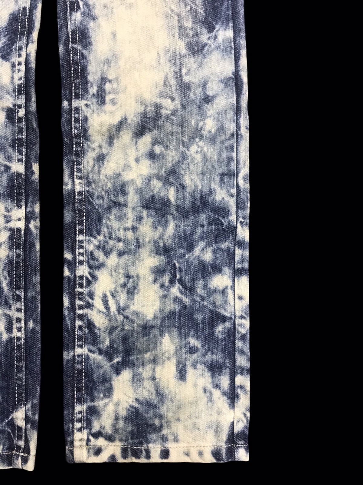 semanticdesign 💥90s Style💥semantic design Acid Wash Bleached Denim F298 Size US 31 - 7 Thumbnail